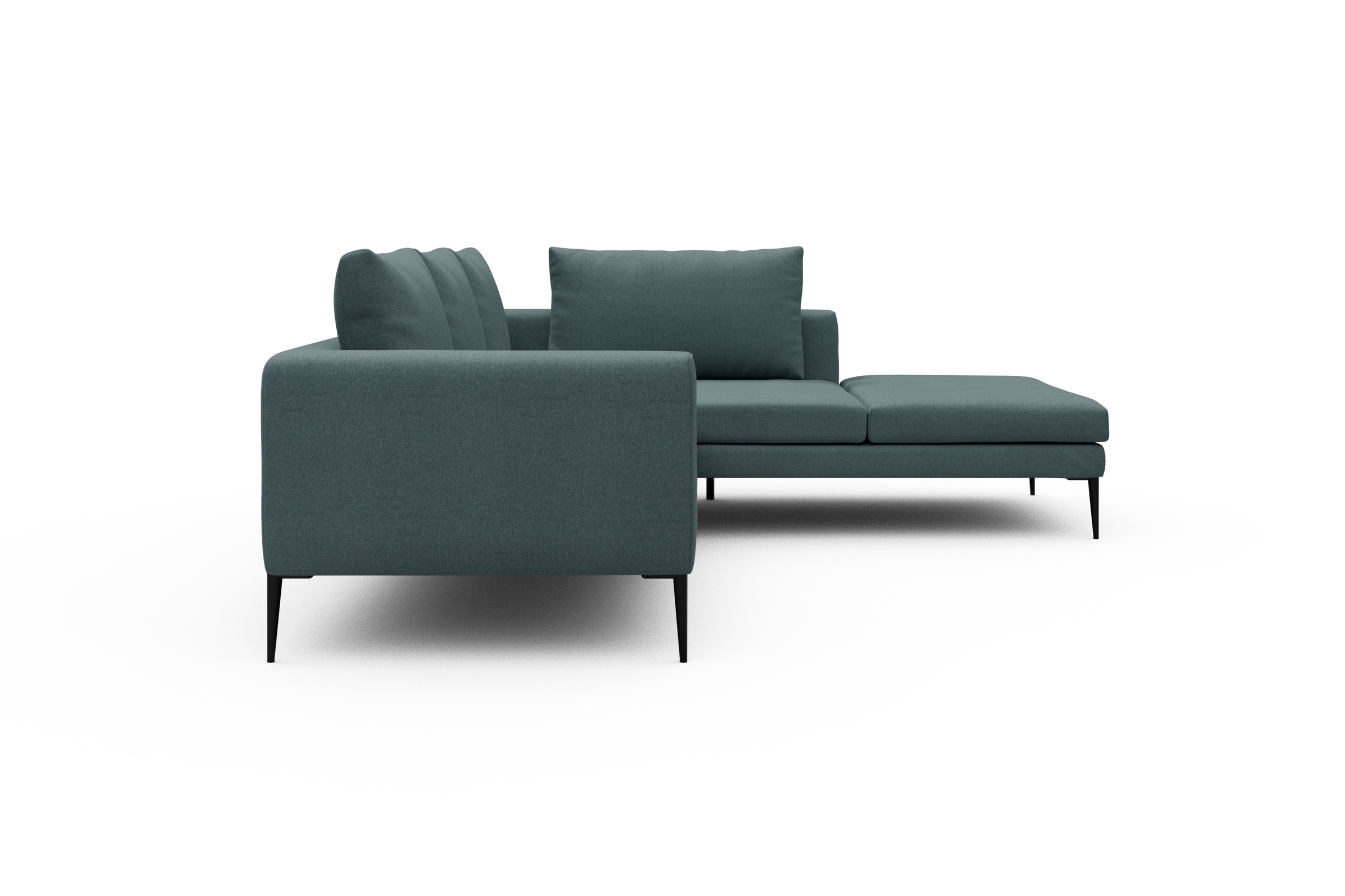 Ecksofa Paul Relax-Ecke rechts mit 2-Sitzer Satya-Niagara