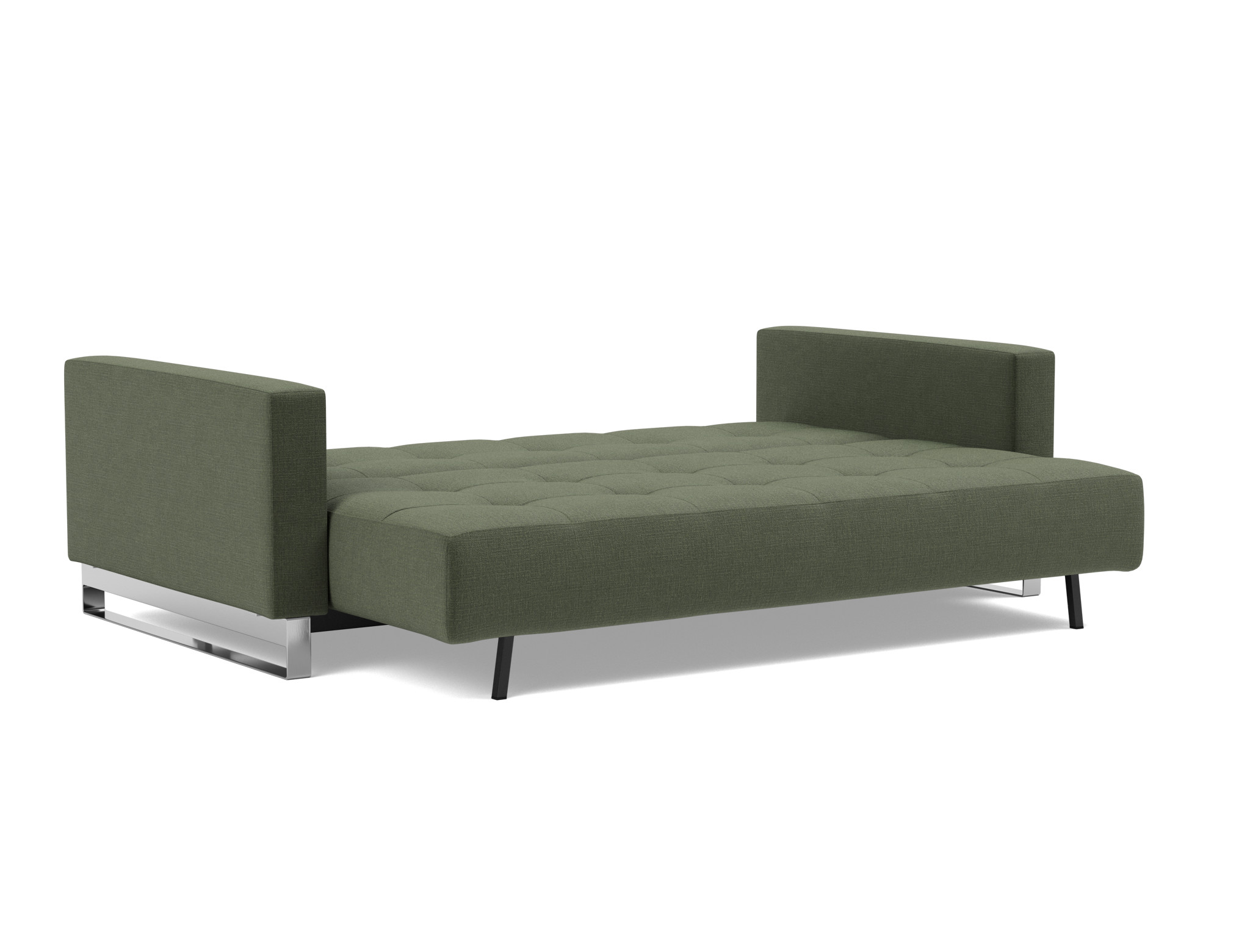 Schlafsofa Cassius D.E.L. Chenille Esina 413-Olive-Green