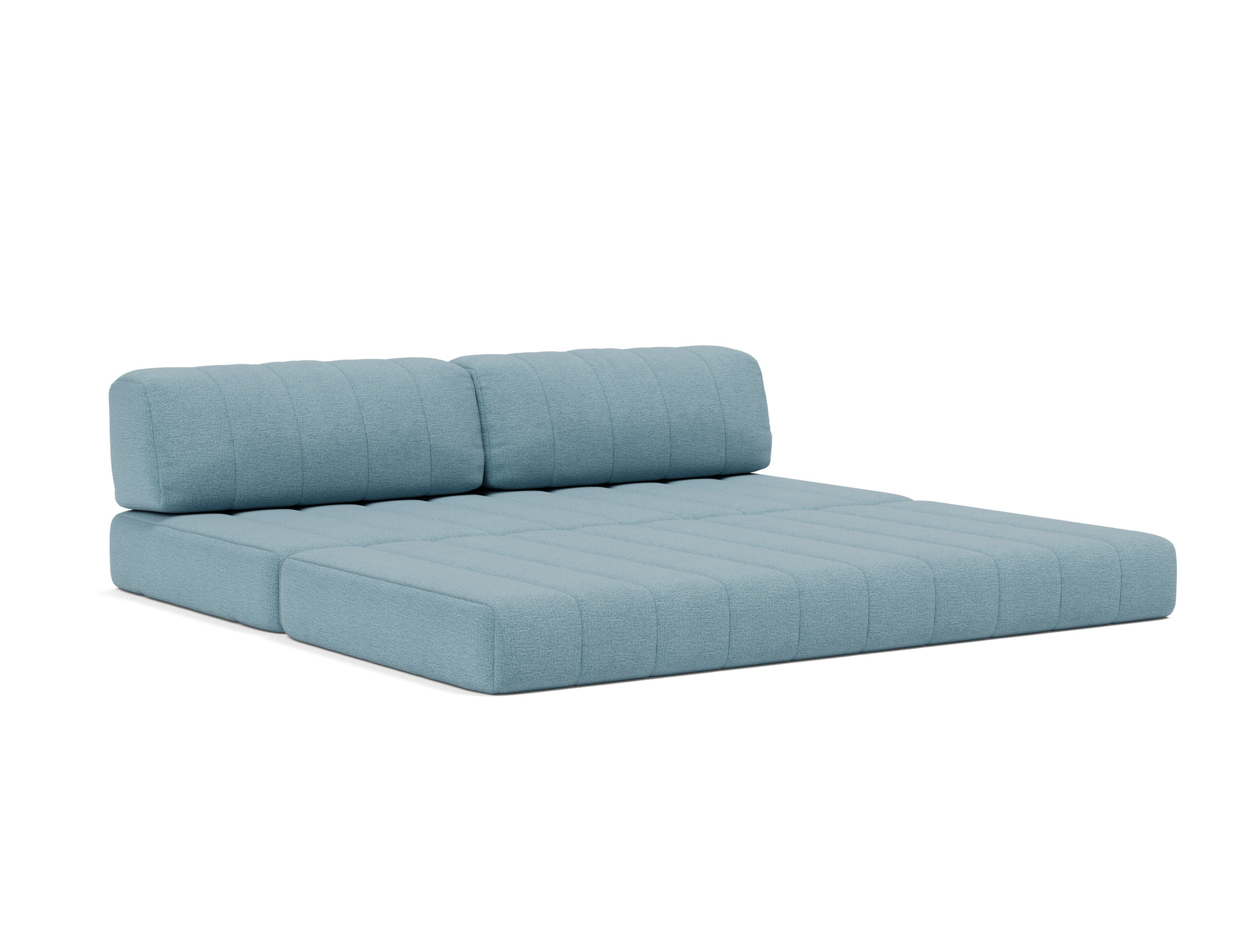 Schlafsofa CozyPad Flachgewebe Mixed Dance 525-Light-Blue