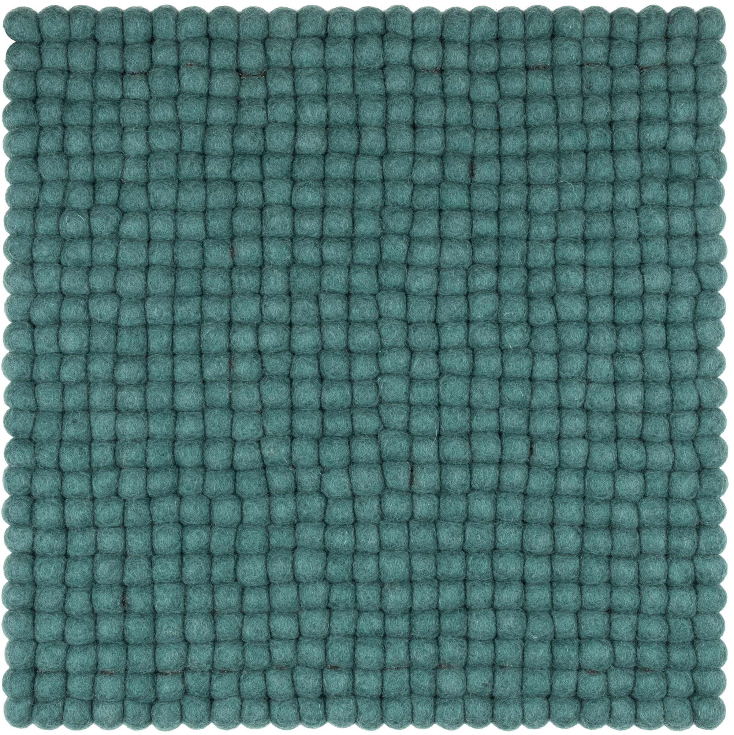 myfelt Noah Filzkugel-Sitzauflage Petrol 36 x 36 cm