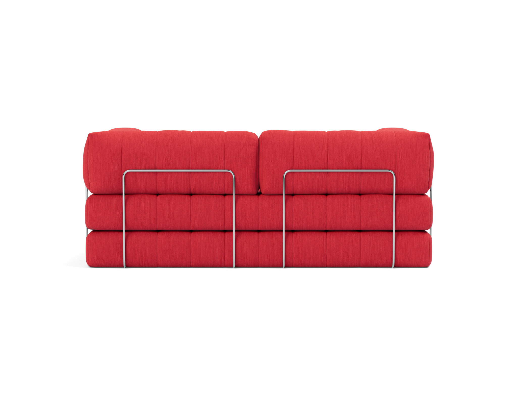 Schlafsofa CozyPad mit Armlehnen Flachgewebe Elegance 511-Red