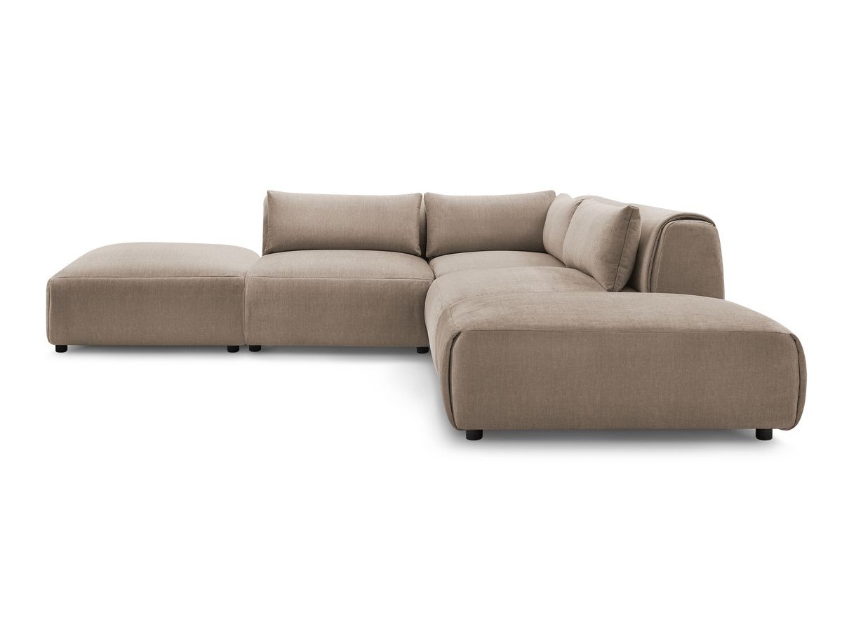 Bobochic Jeanne Ecksofa 271 × 300 cm Samt Taupe