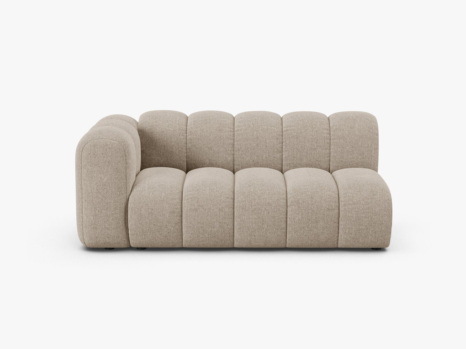 Micadoni Modul Lupine 3-Sitzer Chenille Eden Dunkelbeige Links
