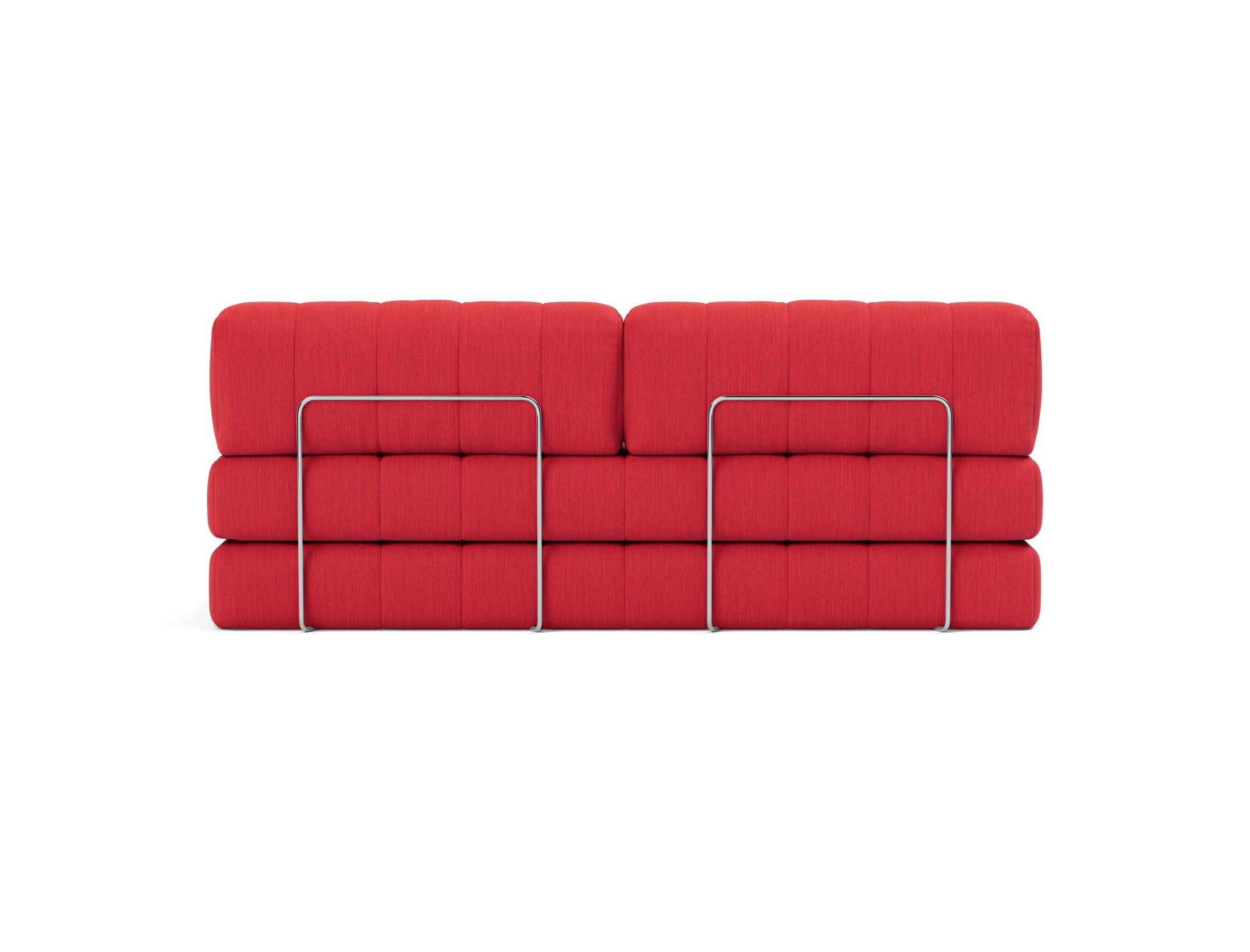Schlafsofa CozyPad Flachgewebe Elegance 511-Red