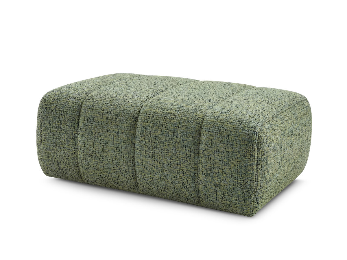 Bobochic Nesty Pouf Melange-Stoff Hellgrün