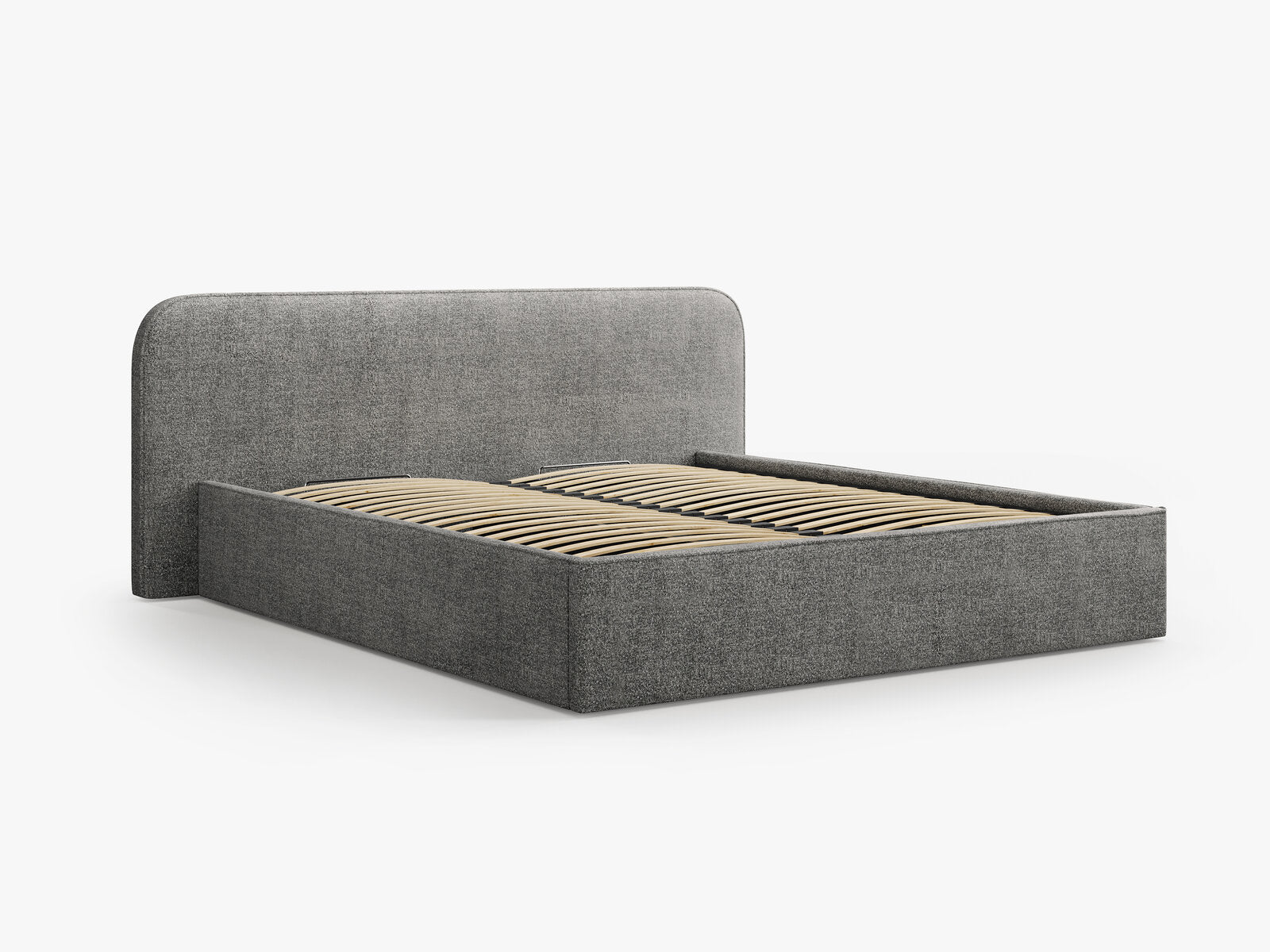 Micadoni Bett Elizabeth Boucle Graphit 140x200