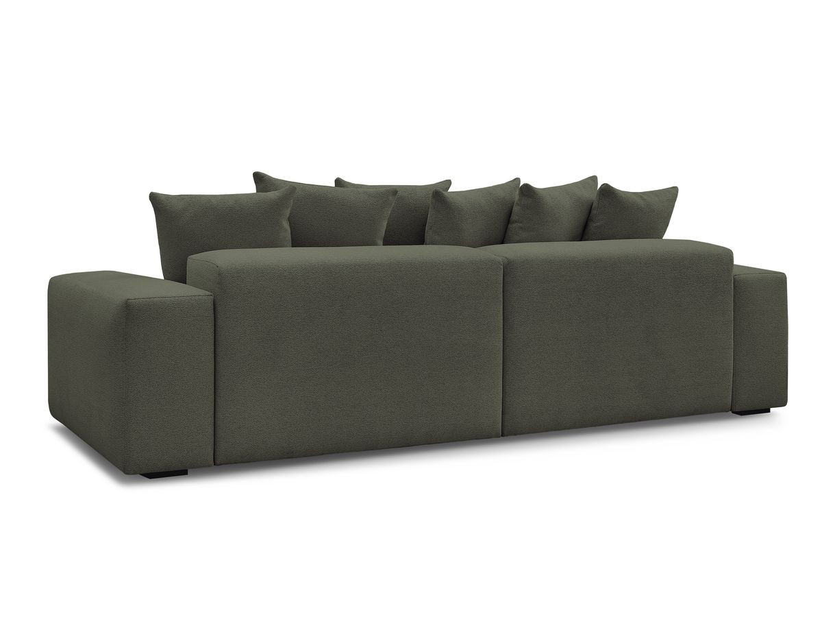 Bobochic Voltaire Sofa 4-Sitzer 320 × 124 cm Melange-Stoff Grün