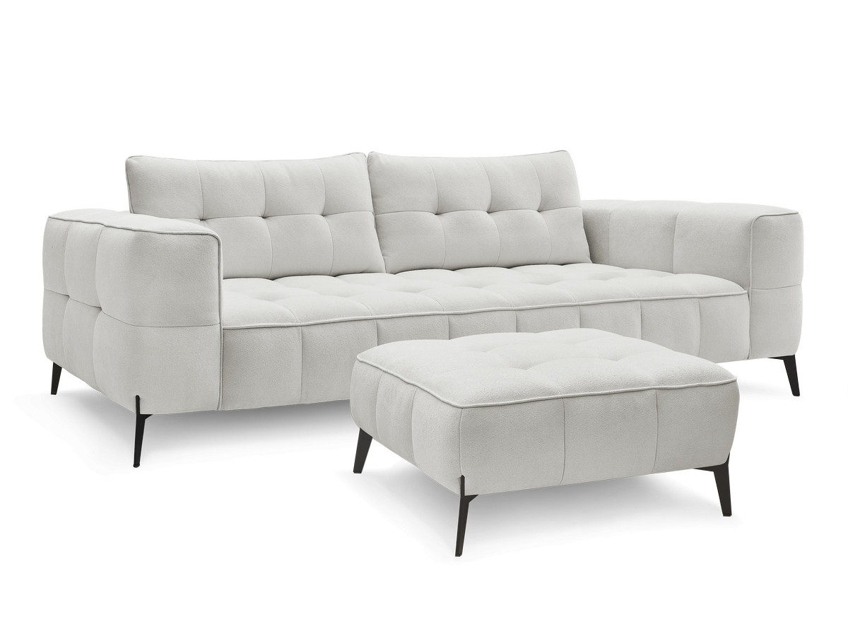 Bobochic Anis Sofa 3-Sitzer mit Pouf