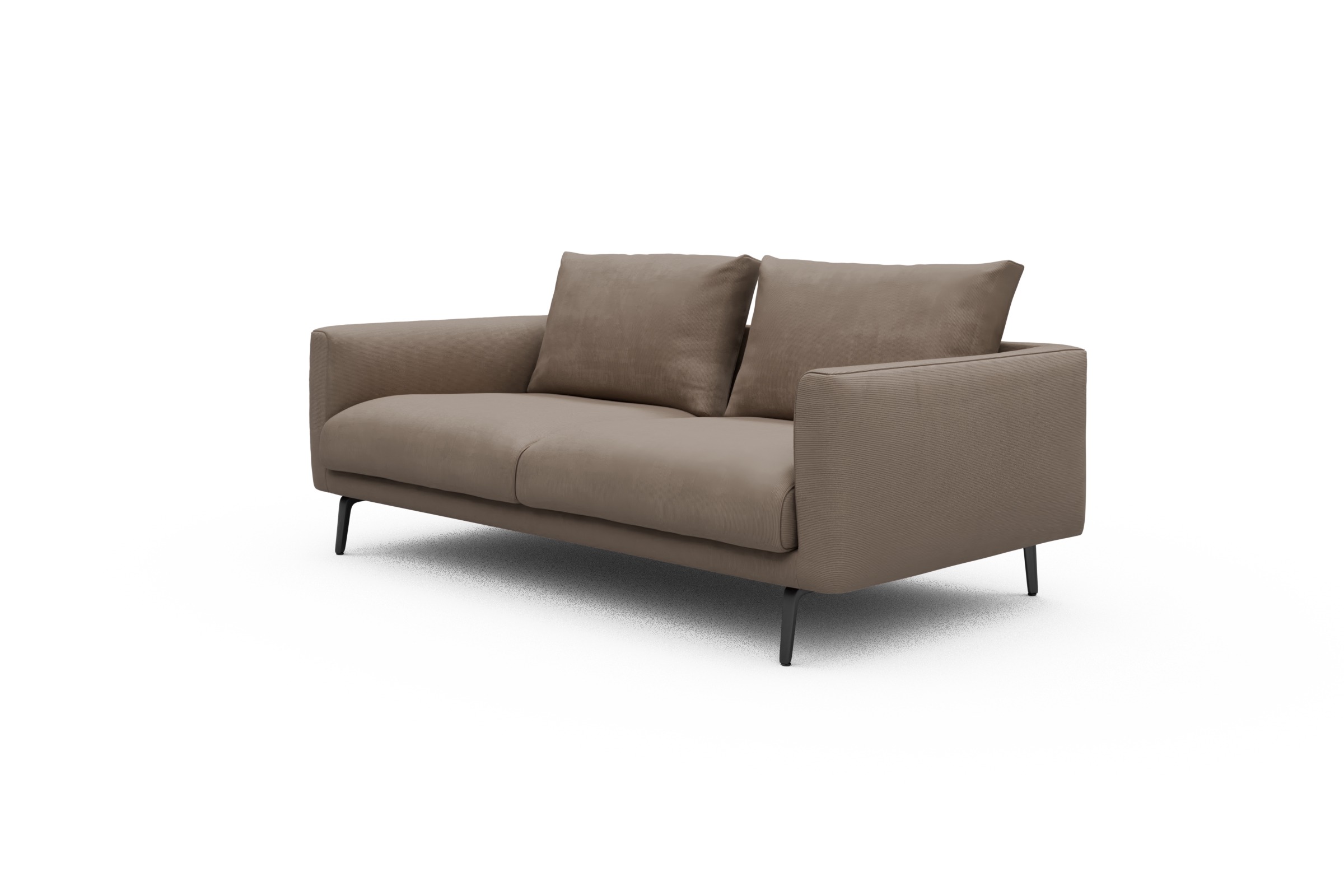 Sofa Karl 2-5-Sitzer Cordufine-Biege