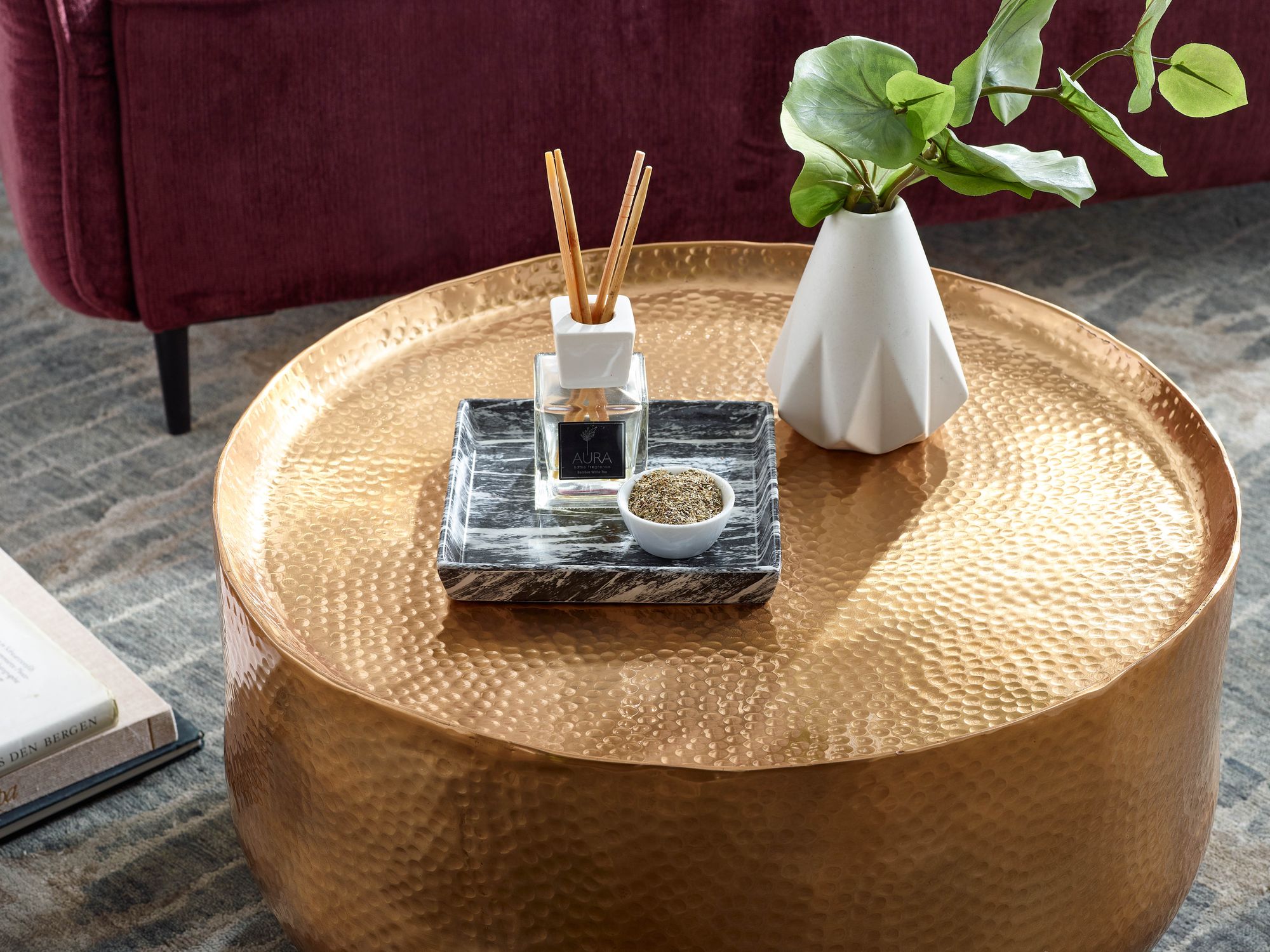 Couchtisch Brekke Gold Ø 60 × H 35 cm