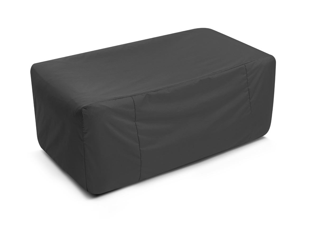 Bobochic Nour Gartensofa 3-Sitzer mit Pouf Stoff Gelb