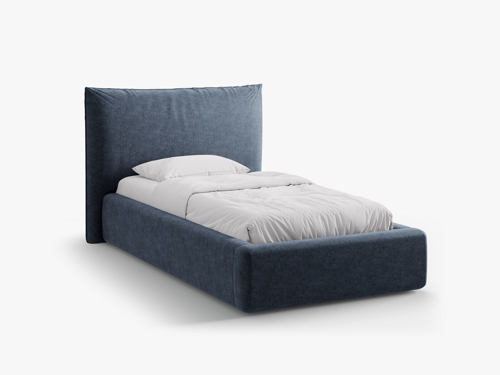 Micadoni Bett Kaelle Chenille Perfect Harmony Dunkelblau