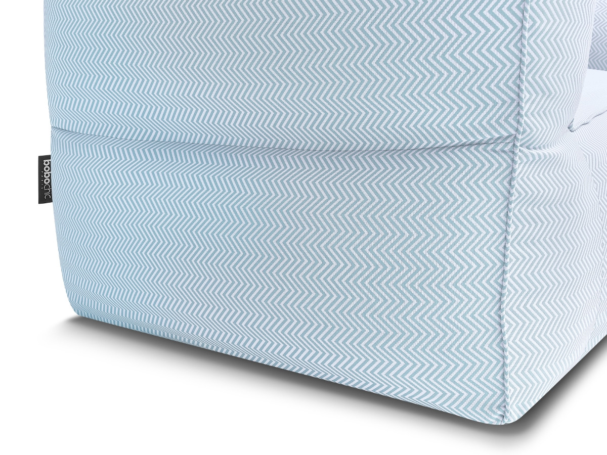 Bobochic Nour Gartensofa 2-Sitzer Stoff Hellblau