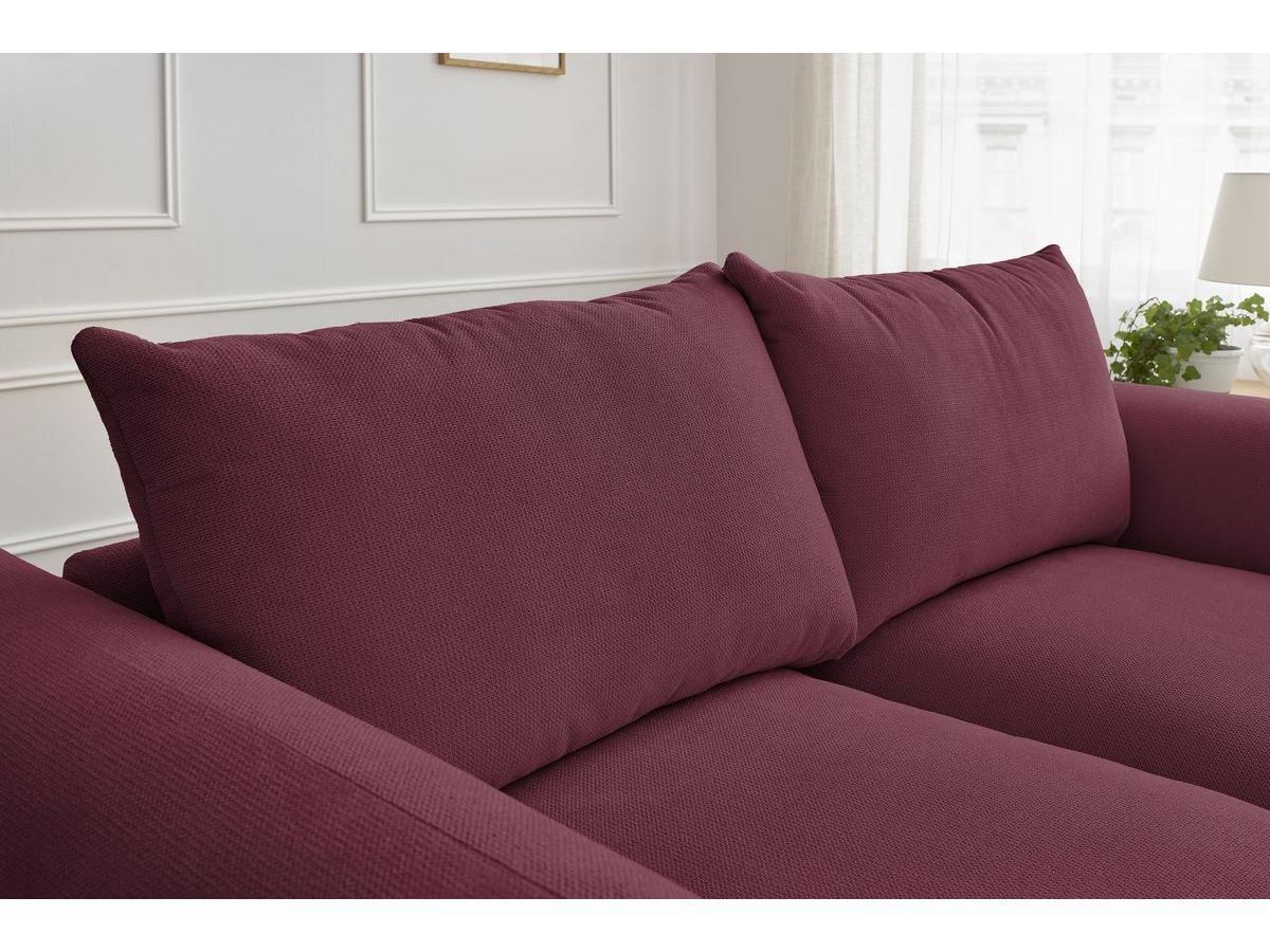 Bobochic Ernest Sofa 2-Sitzer Stoff Rot