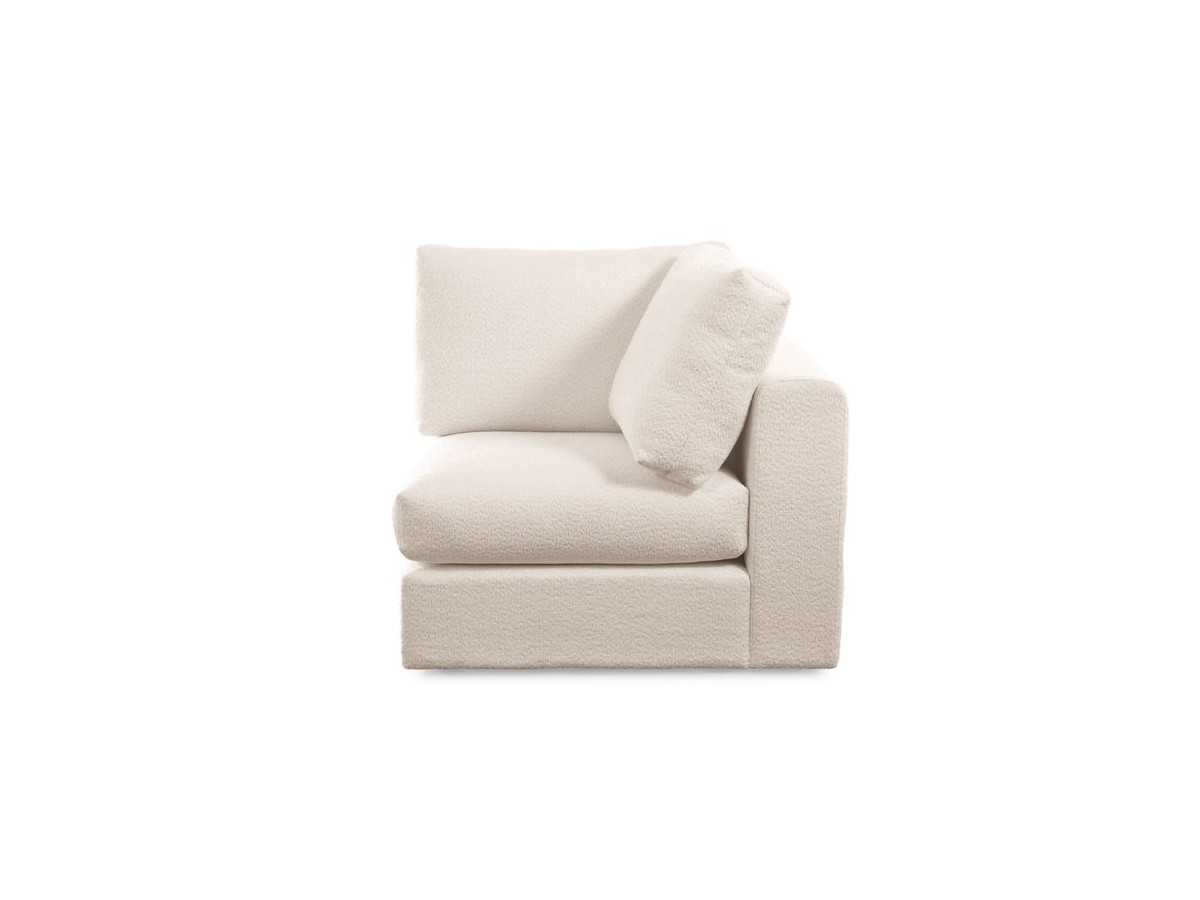 Bobochic Paris Eckmodul Bouclé-Stoff Beige