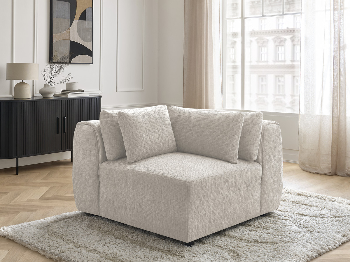 Bobochic Jana Eckmodul Strukturstoff Beige