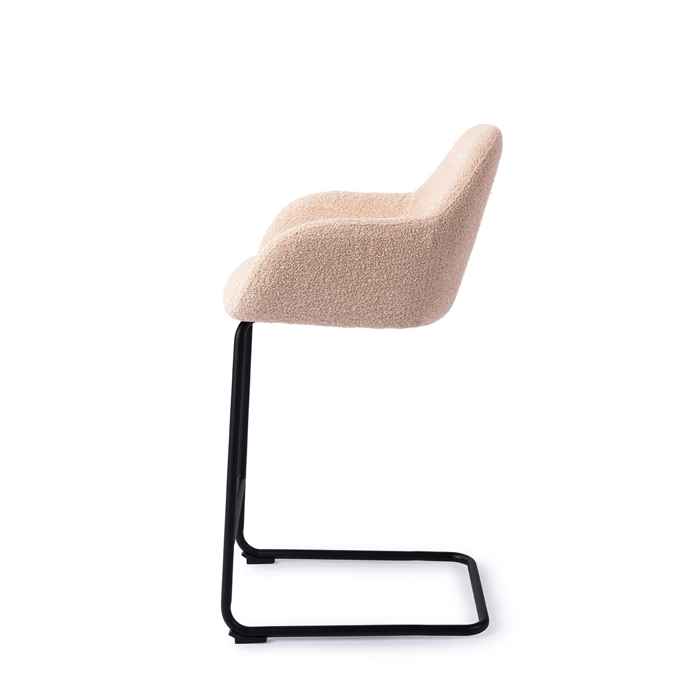 Jesper Home Barhocker Kushi Flax Relax Arch Schwarz Tresenhöhe 65 cm