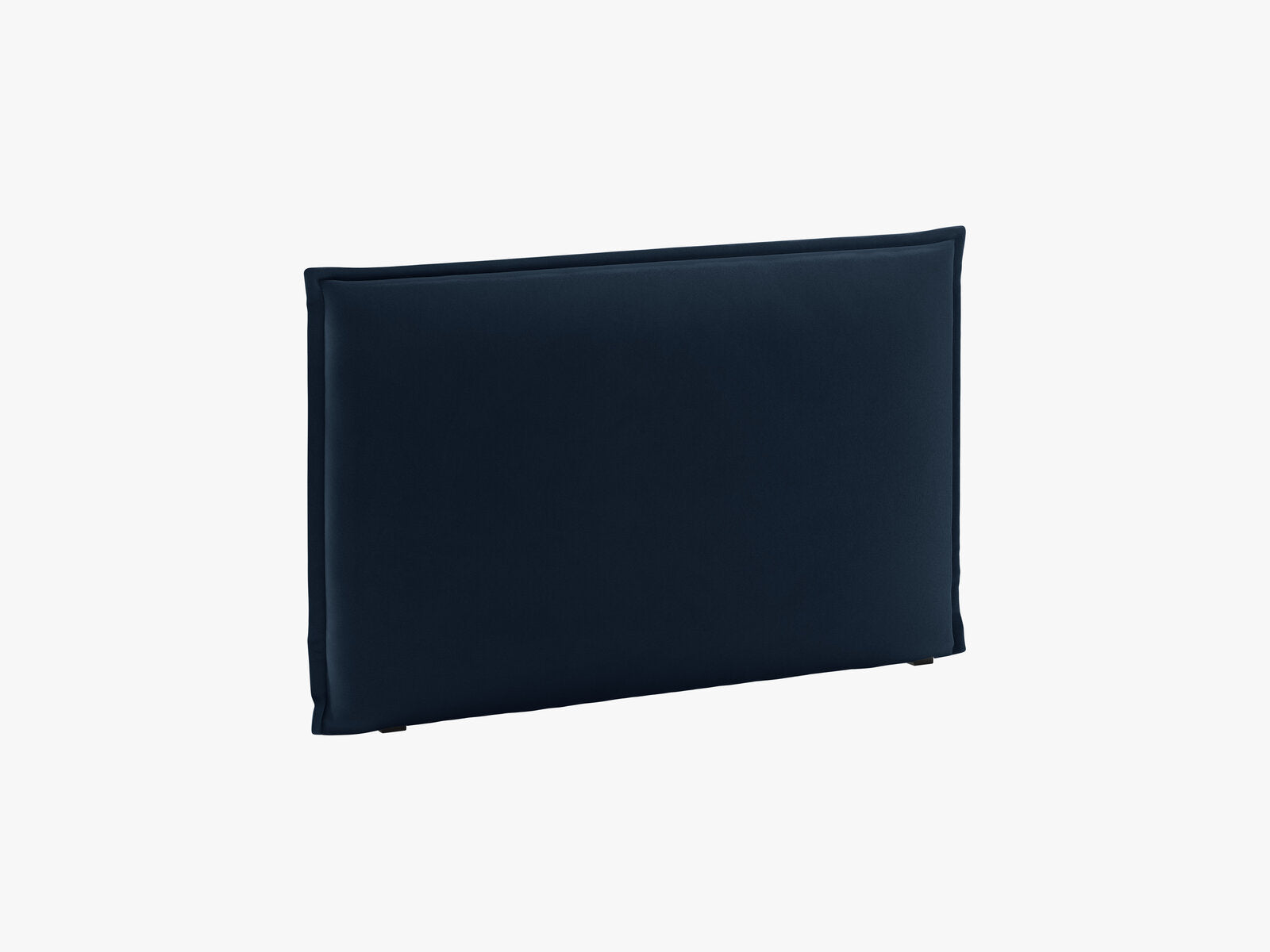 Micadoni Monica Samtiger Kopfteil 140 cm (H 95 cm) Samt Paris Dunkelblau 140x95