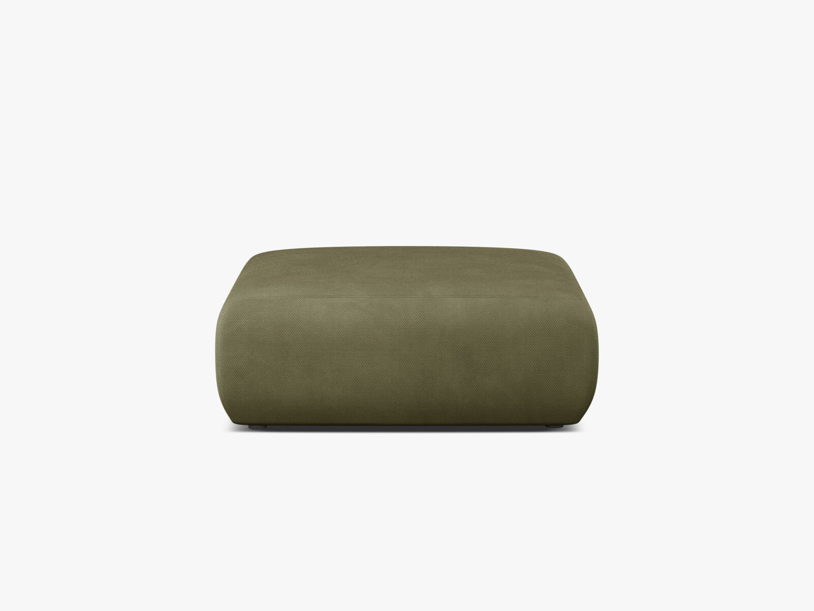 Micadoni Hocker Molino Large Strukturierter Stoff Rebel Hellgrün