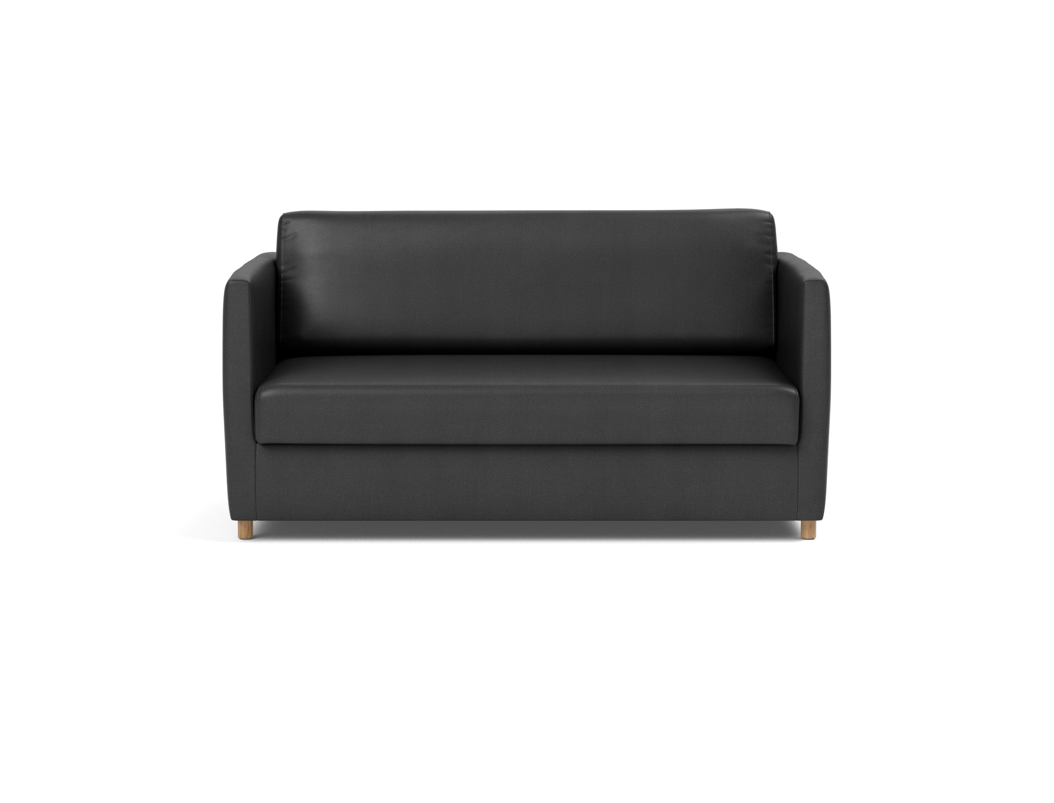 Schlafsofa Olan Lederoptik Faunal 550-Black