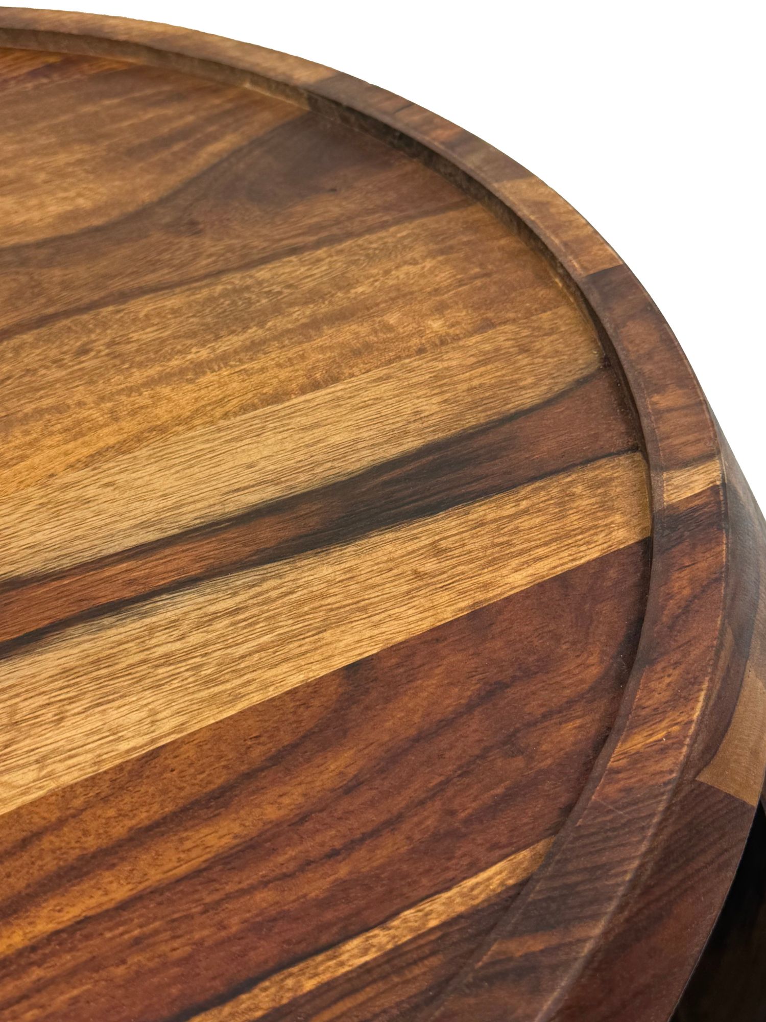 Couchtisch Utne Massivholz Sheesham Ø 60 × H 40 cm