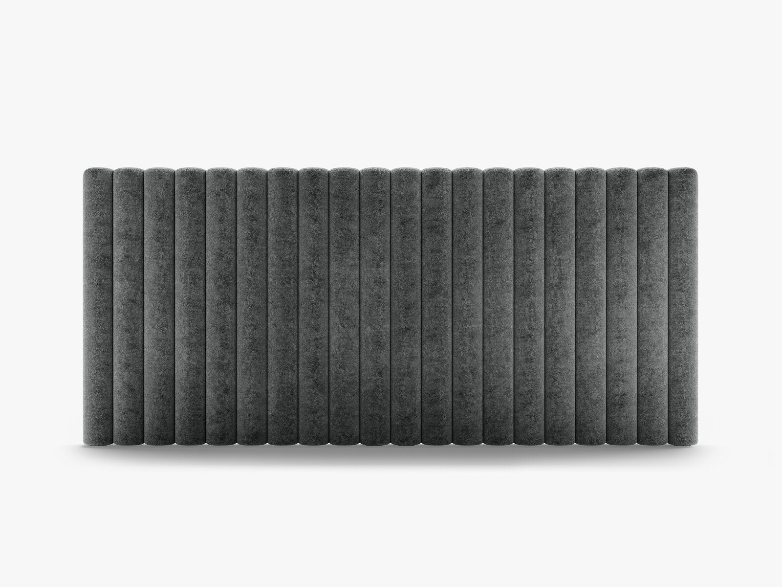 Micadoni Mistero Polster-Kopfteil Chenille Perfect Harmony Dunkelgrau 200x95