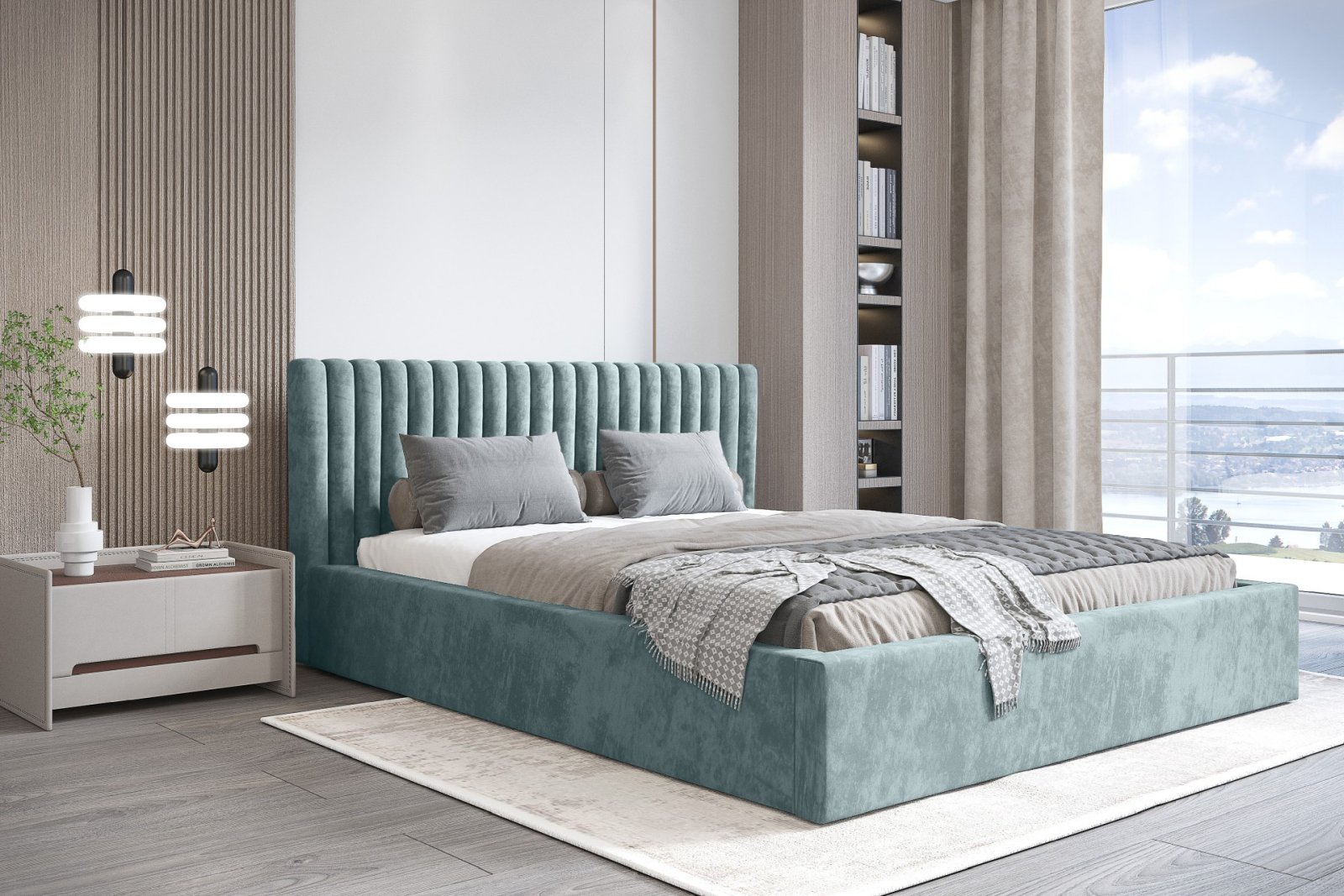 Polsterbett VELO-I Perfect-Harmony 180 mit Holzrahmen Perfect-Harmony 72 moebelfaktor