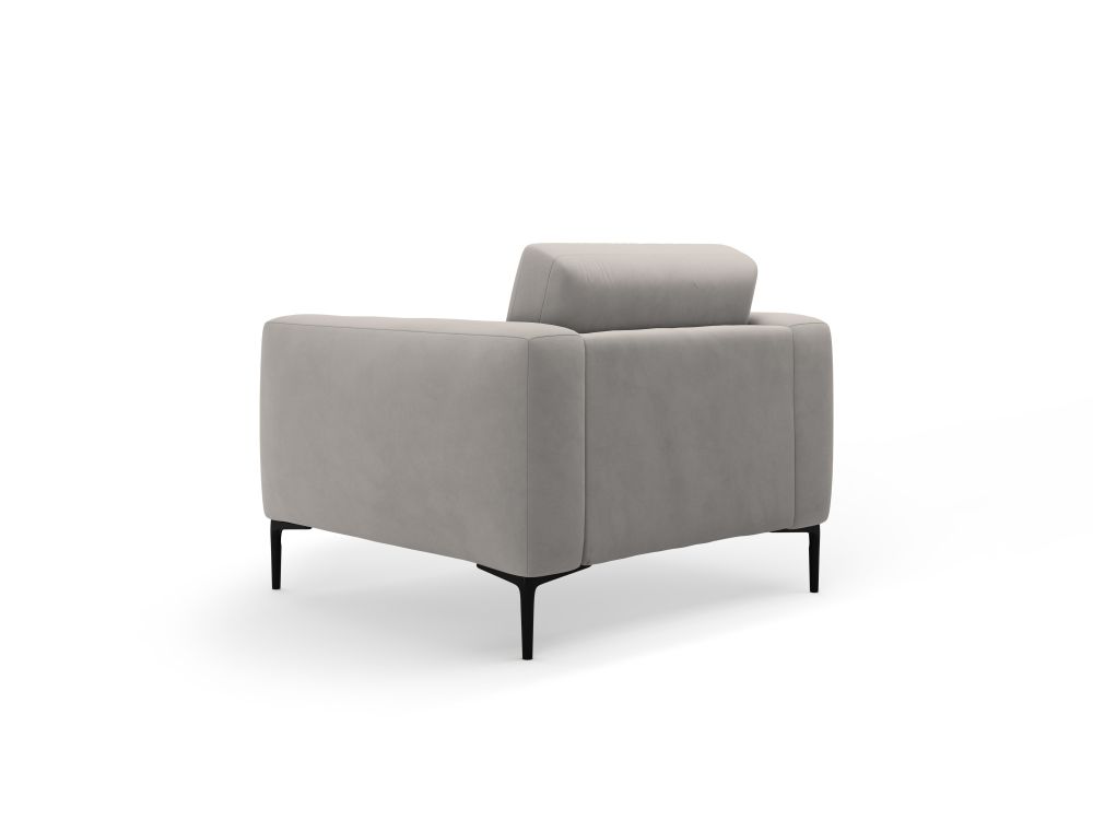 Cosmopolitan Design Sessel Lazio Samt Salvador Grau