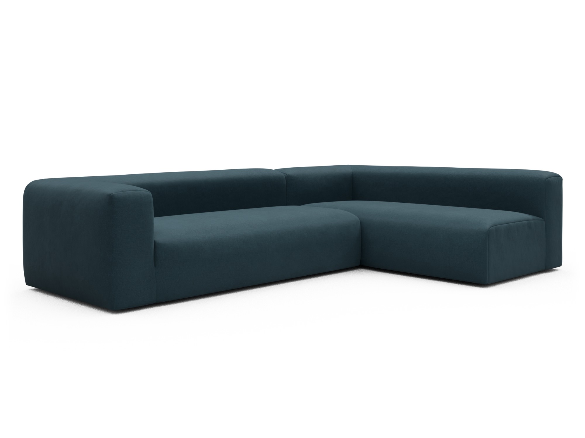 Skandi Home Ecksofa Fred 2x 2,5-Sitzer rechts offen Satya-Indigo moebelfaktor