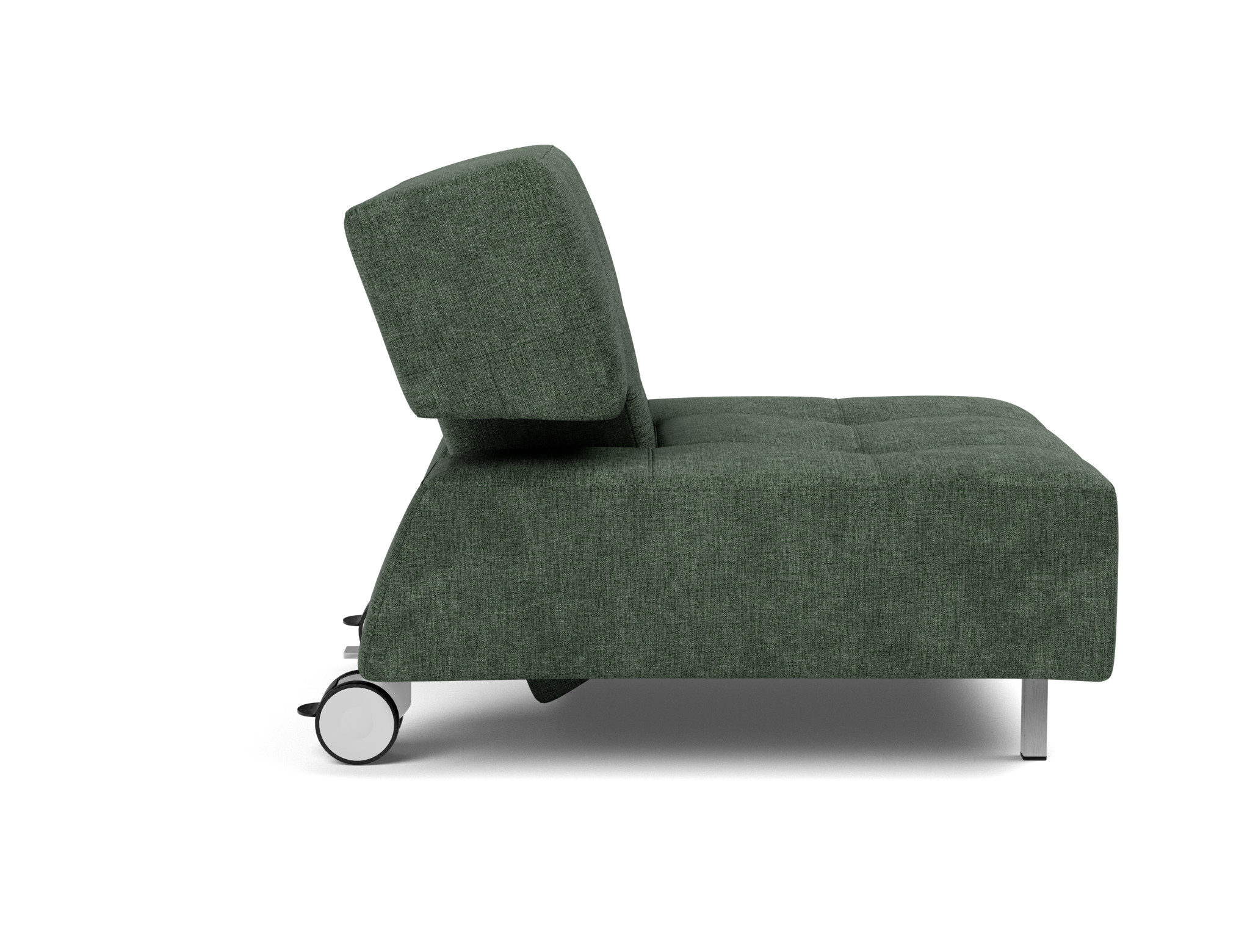Sessel Long Horn D.E.L. Flachgewebe Avella 281-Pine-Green