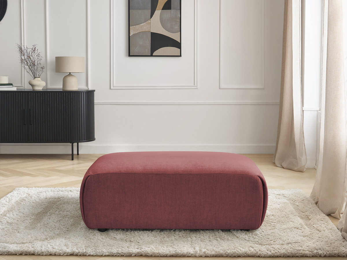 Bobochic Jana Pouf 63 × 114 cm Samt Orange