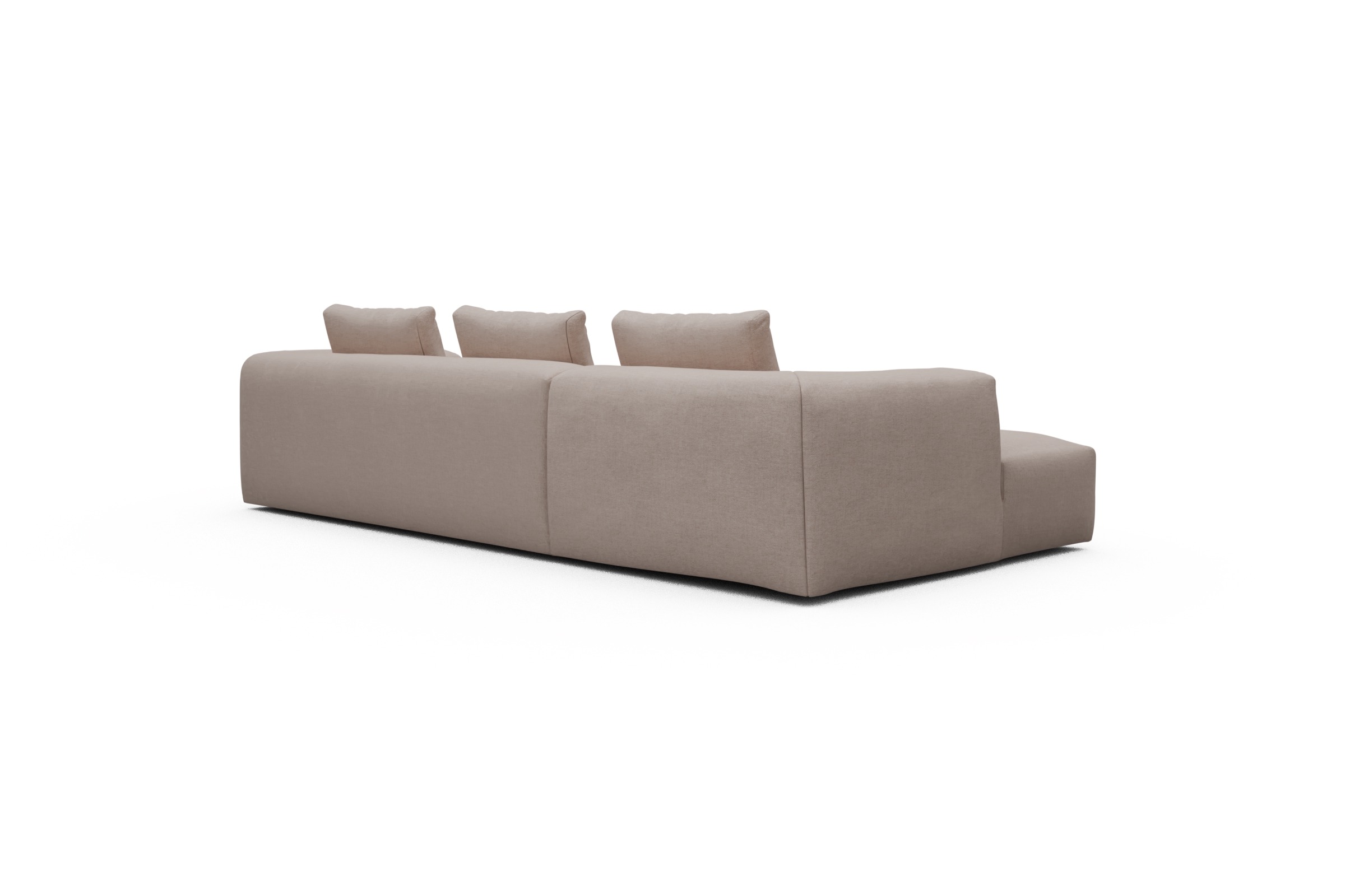 Ecksofa Fred Chaiselongue links mit 2,5-Sitzer Weda-Sand