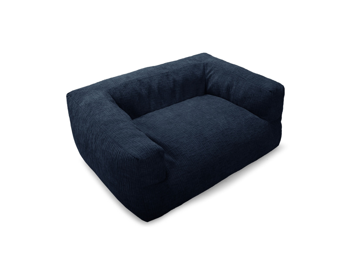 Bobochic Salto Hundekorb Strukturstoff Dunkelblau, Größe XXL (140 cm)