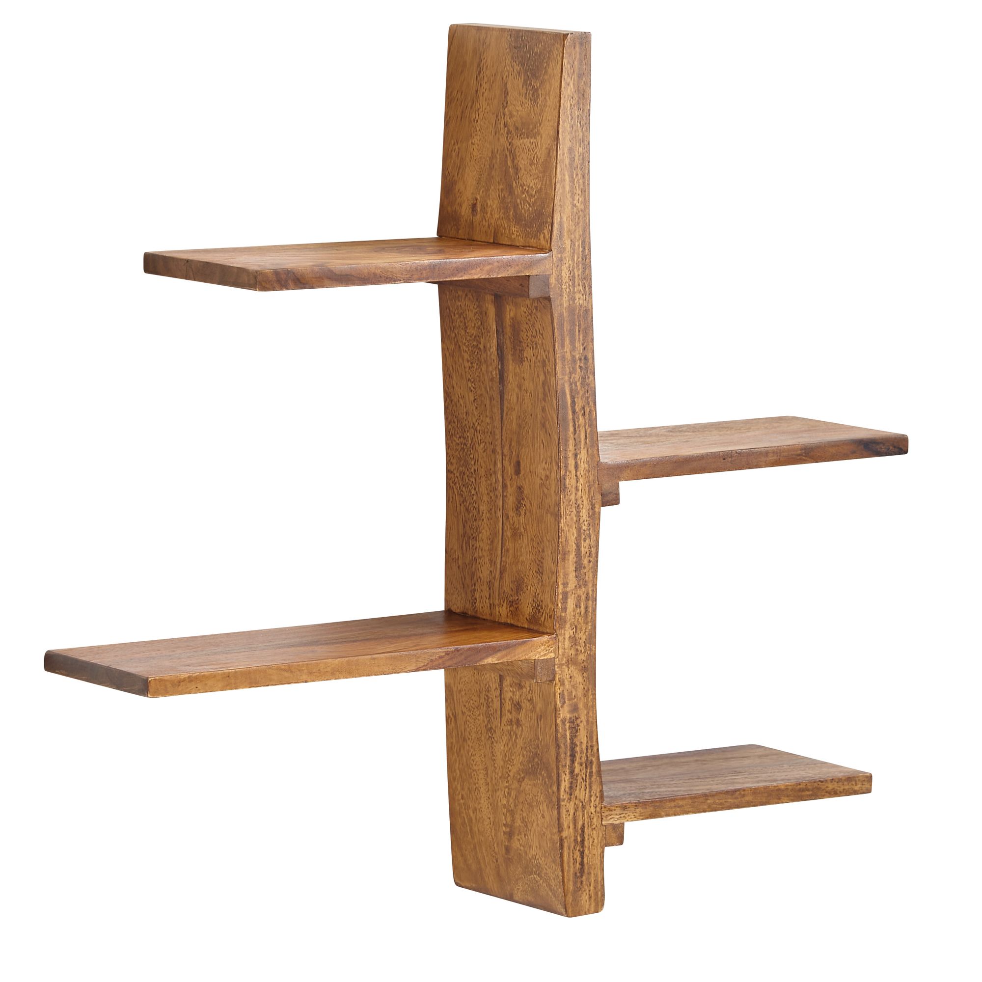 Wandregal Ljosavatn Sheesham Massivholz 58 × 15 × 60 cm