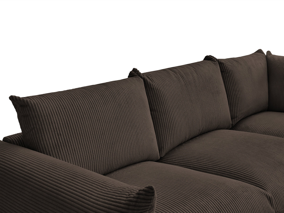 Bobochic Ernest Ecksofa Cordsamt Braun