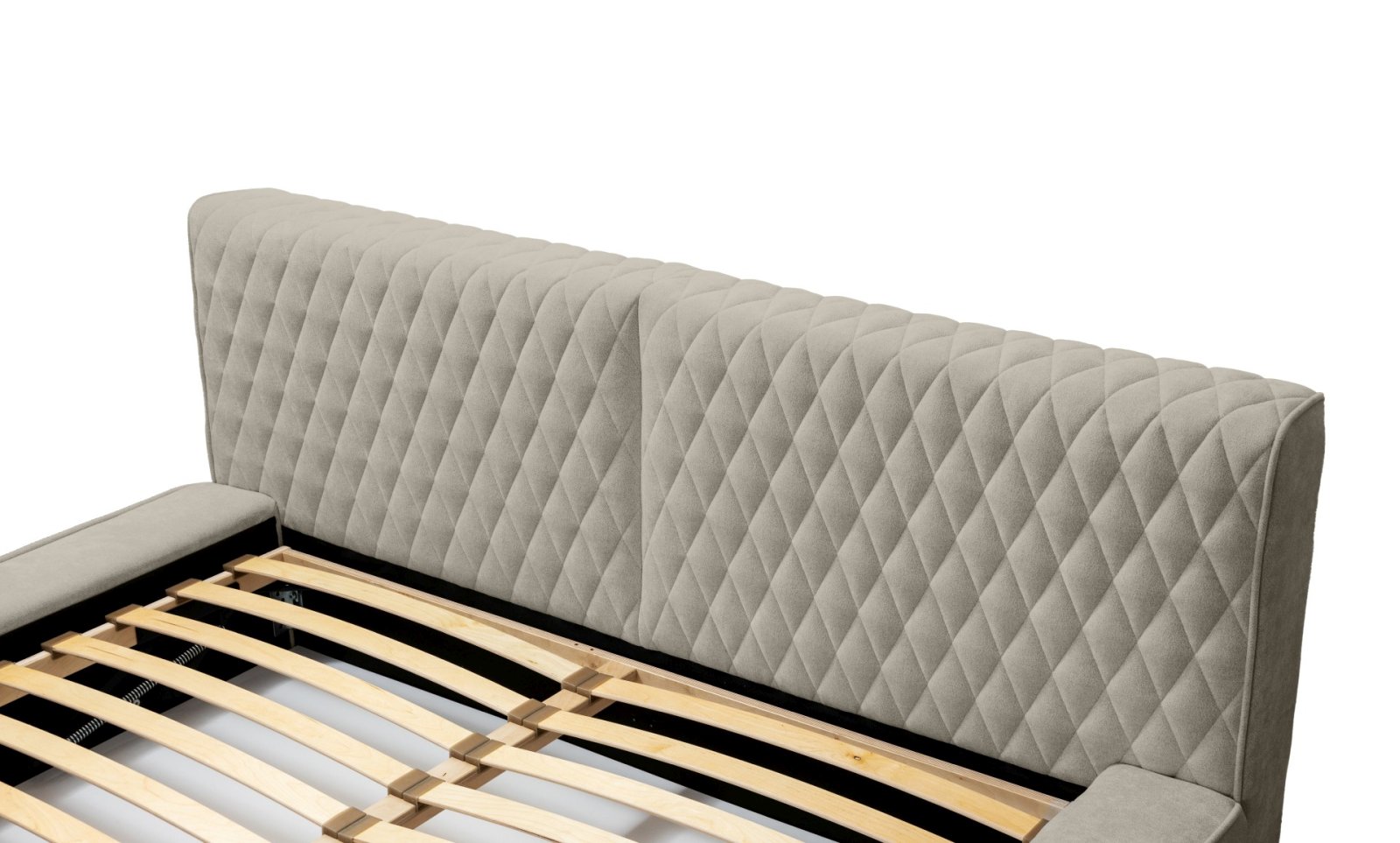 Polsterbett Mento Chenille 160x200 mit Holzrahmen Ditra-New 03