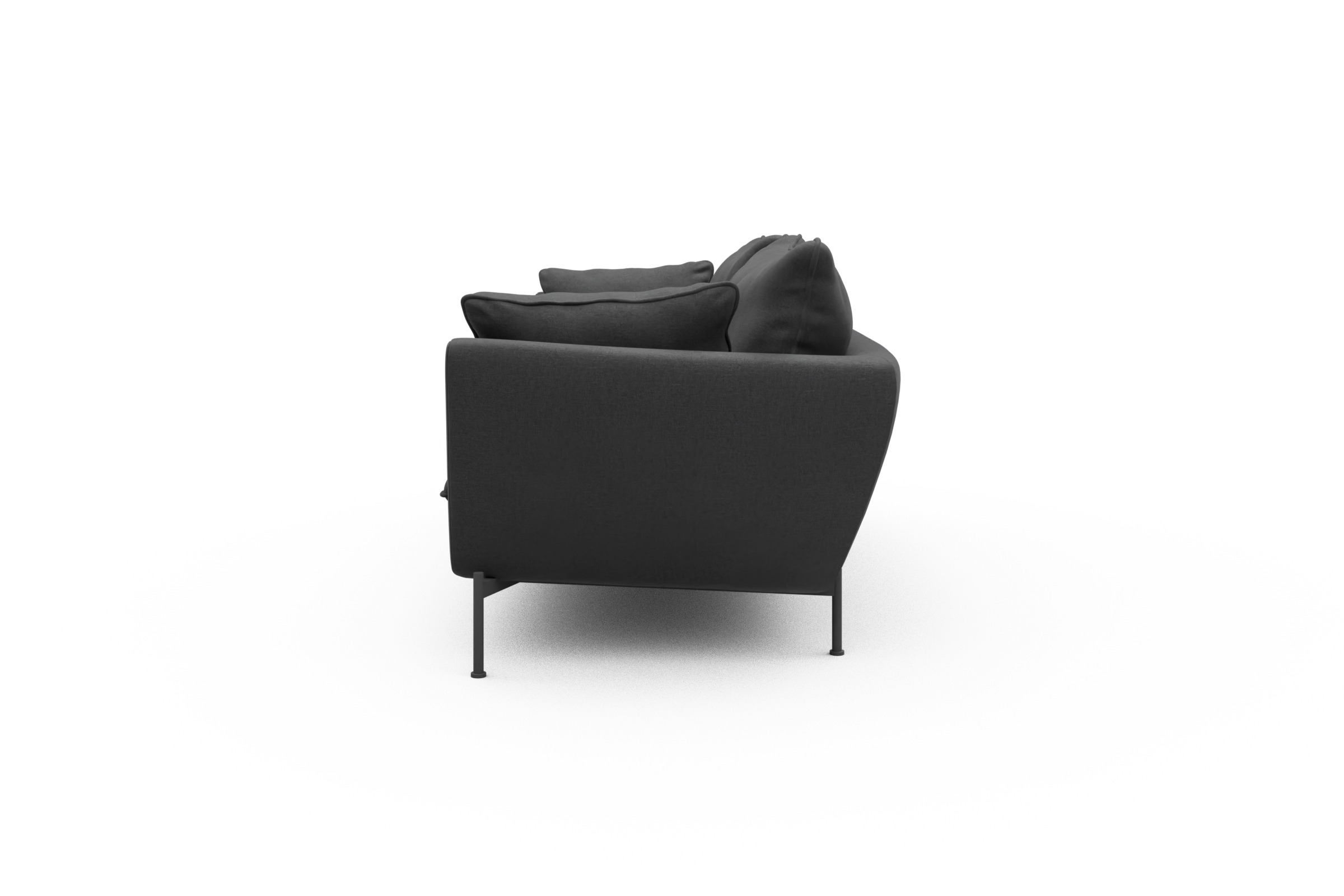 Sofa Anton PREMIUM 3-Sitzer Satya-Zinc