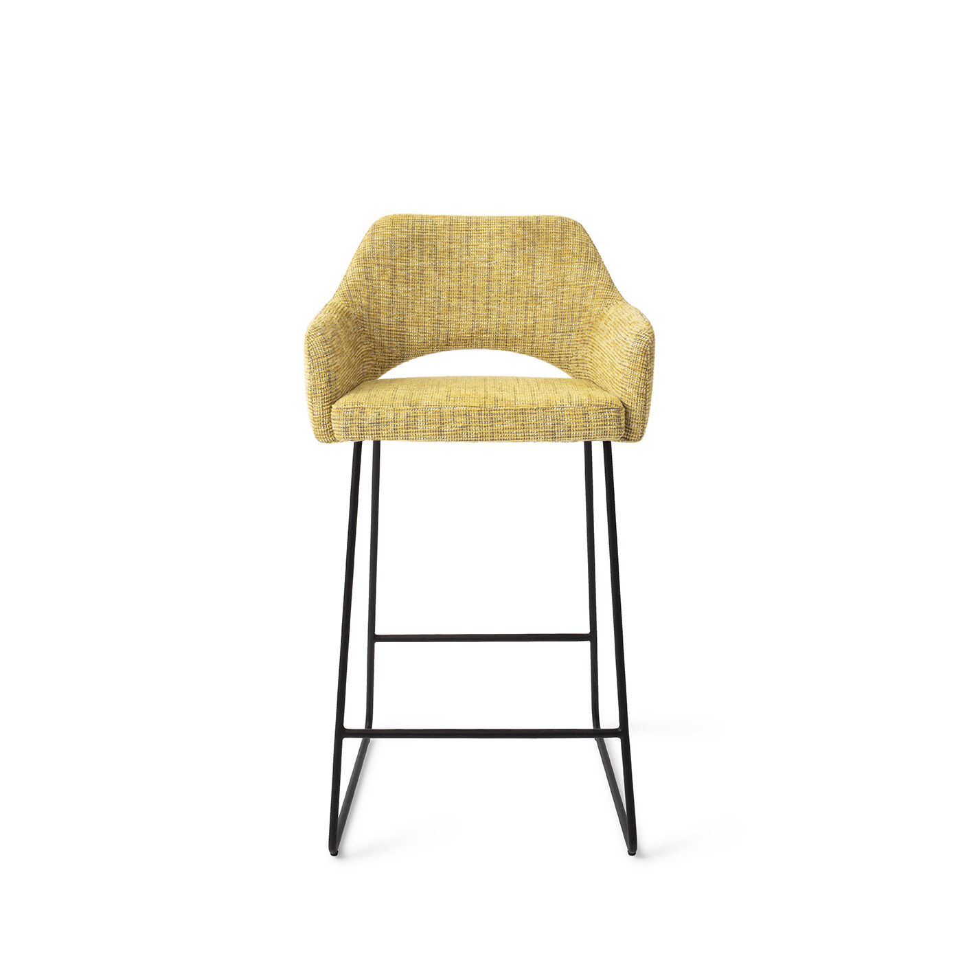 Jesper Home Barhocker Yanai Lemon Lines Slide Schwarz Tresenhöhe 65 cm