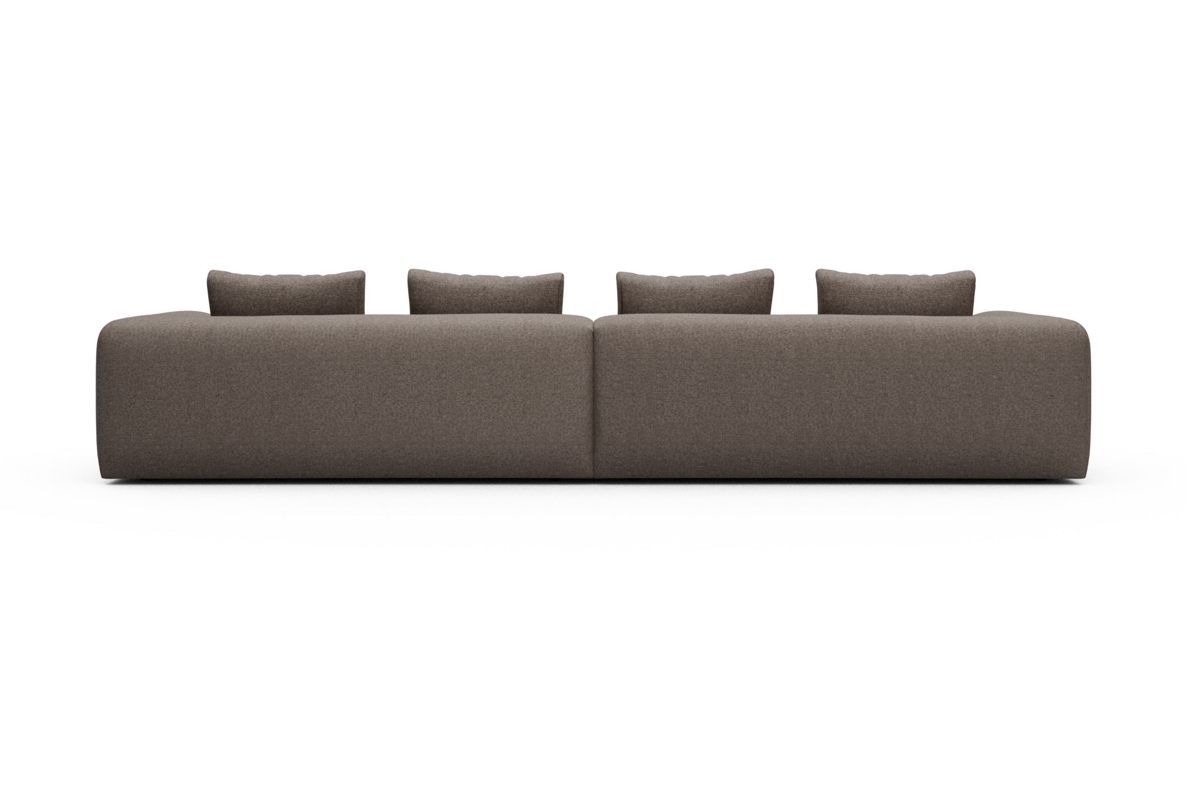 Sofa Modulares XXL Sofa Fred 5-Sitzer Sama-Stone