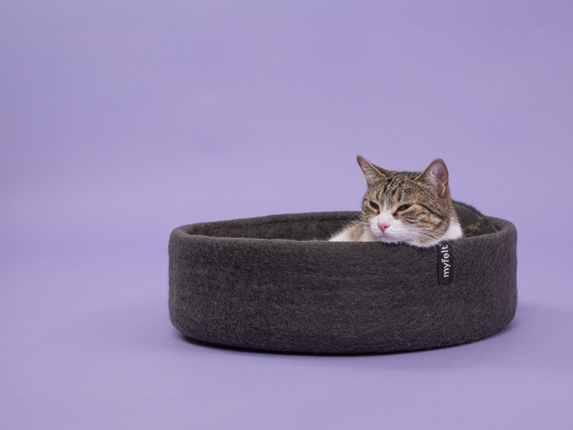 myfelt Kuno Katzenkorb - Inlay Rotorange