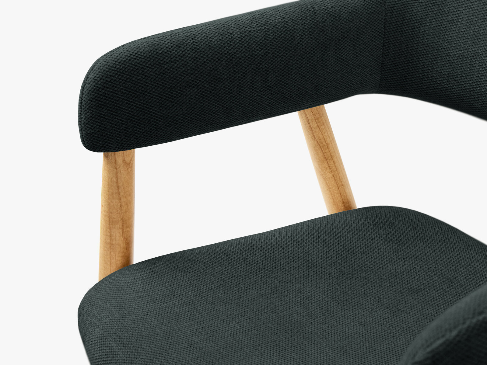 Micadoni Adra Samtiger Stuhl 56 cm (H 77 cm) [2CH_ADRA] Chenille Rebel Petrol