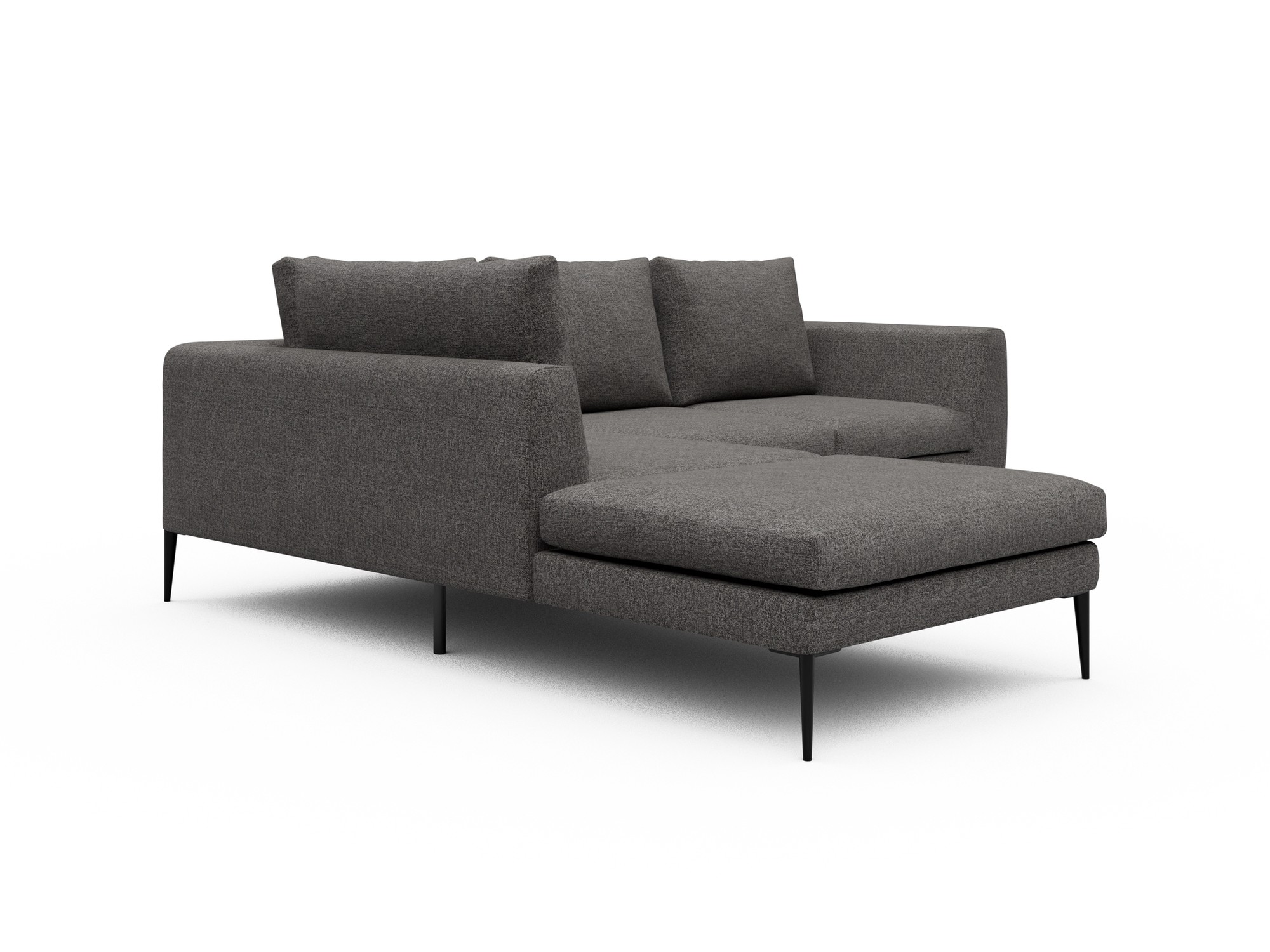 Skandi Home Ecksofa Paul Relax-Ecke links mit 2-Sitzer Carreno-Salt-and-Pepper moebelfaktor