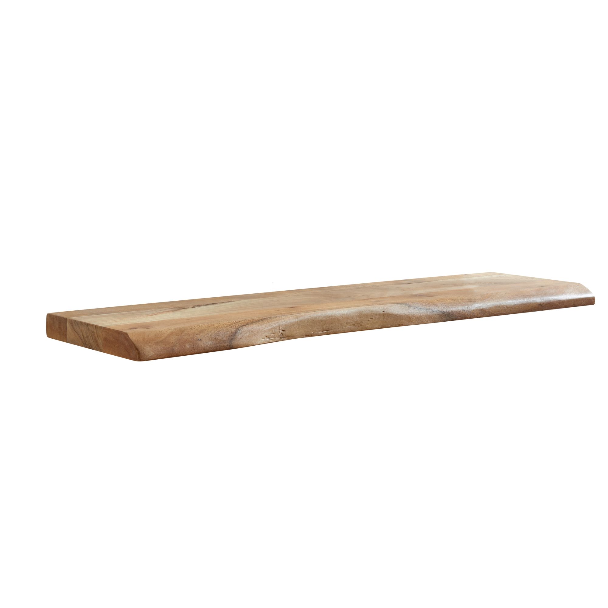 Wandregal Kjalarnes Akazie Massivholz 100 × 26 × 4 cm
