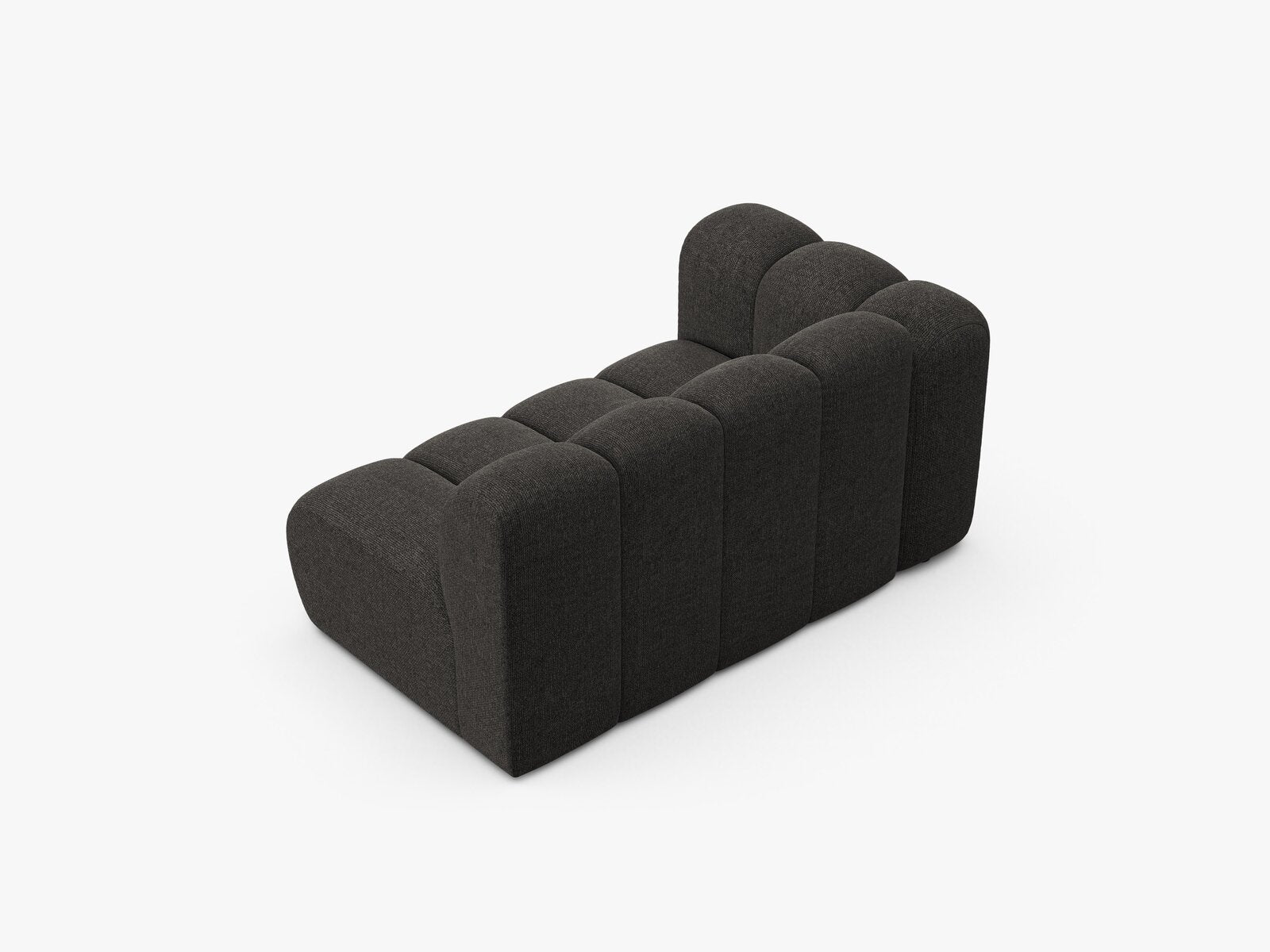 Micadoni Modul Lupine 2-Sitzer Links Chenille Eden Dunkelgrau