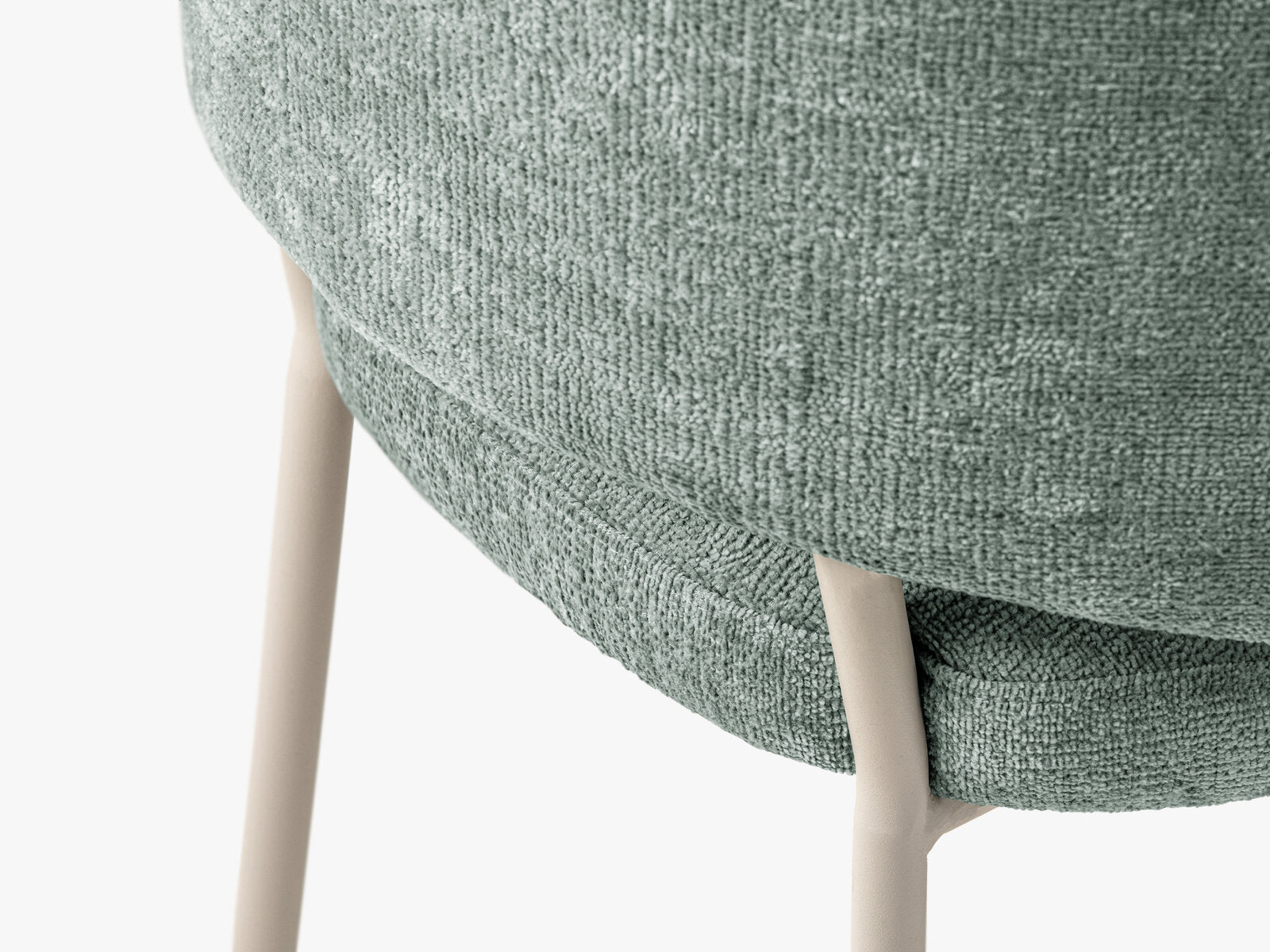 Micadoni Stuhl Dora Chenille Perfect Harmony Hellblau Grau