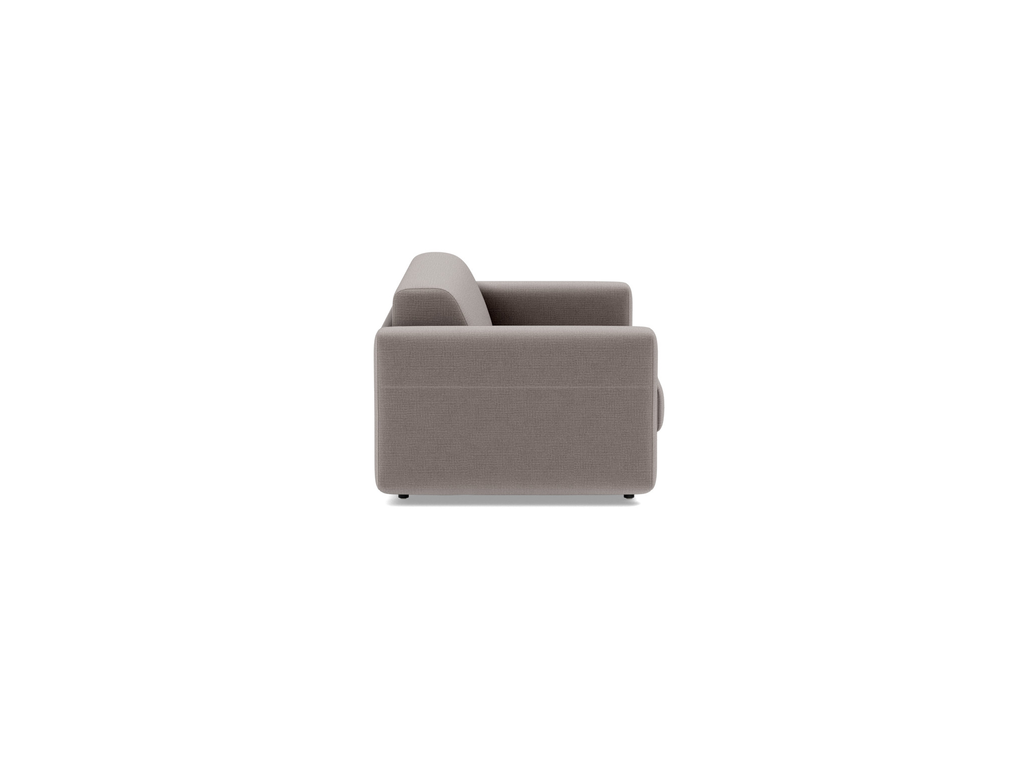 Schlafsofa Killian mit Memory-Matratze 140 Chenille Esina 418-Truffle