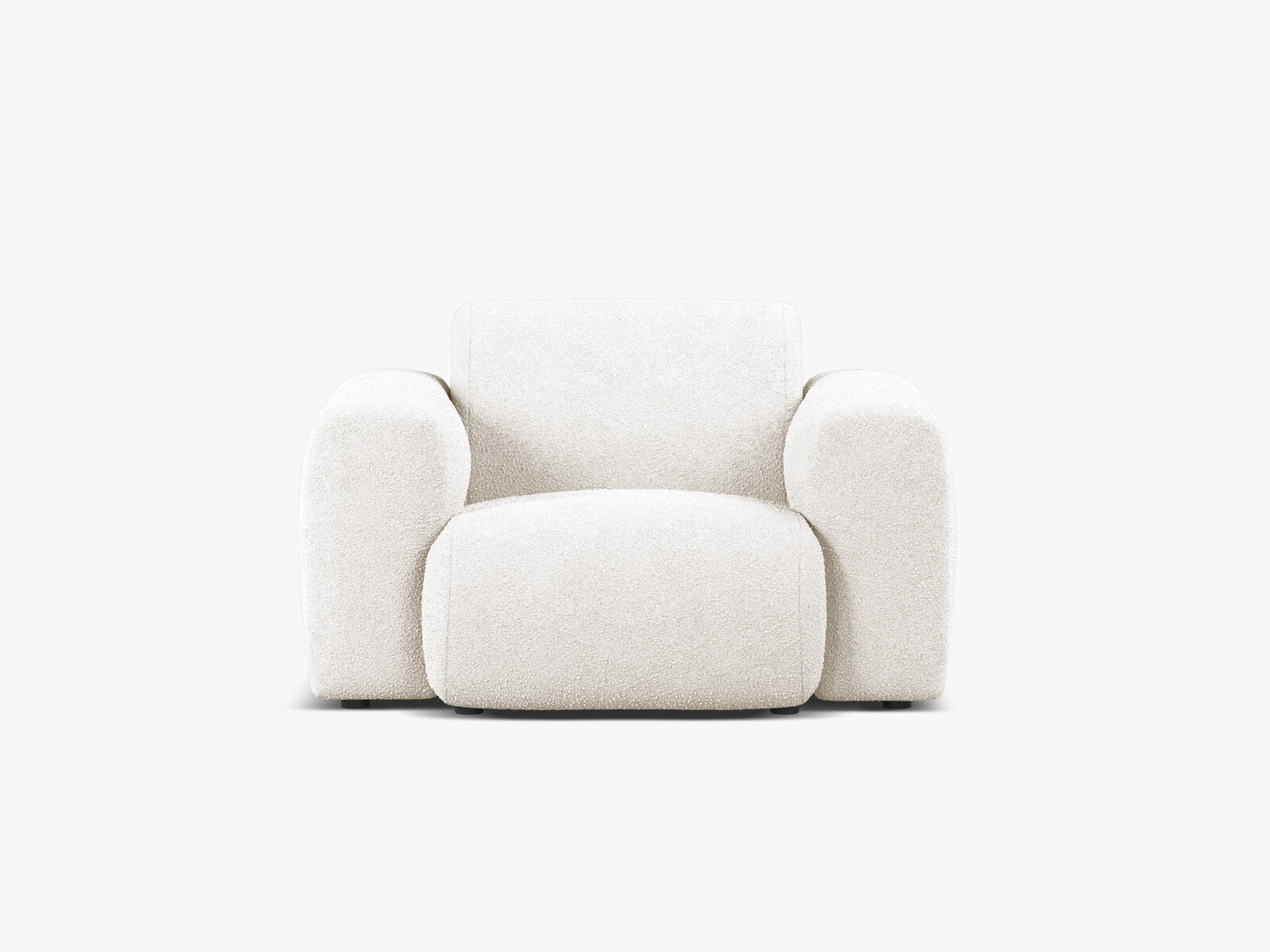 Micadoni Sessel Molino Boucle Baloo Weiß