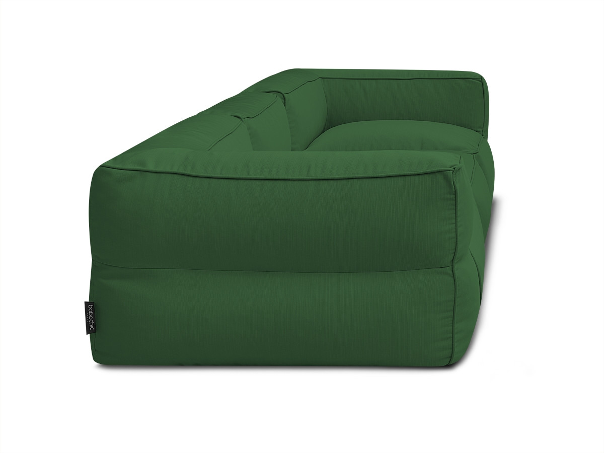 Bobochic Giulia Gartensofa 3-Sitzer Stoff Grün