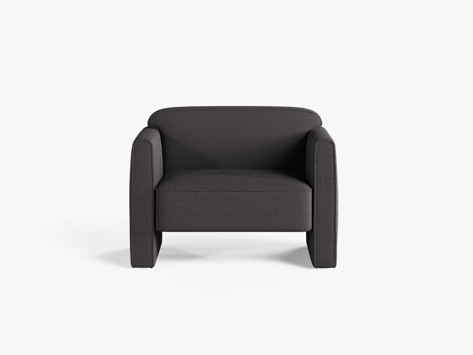Micadoni Sessel Abby Boucle Coral Graphit