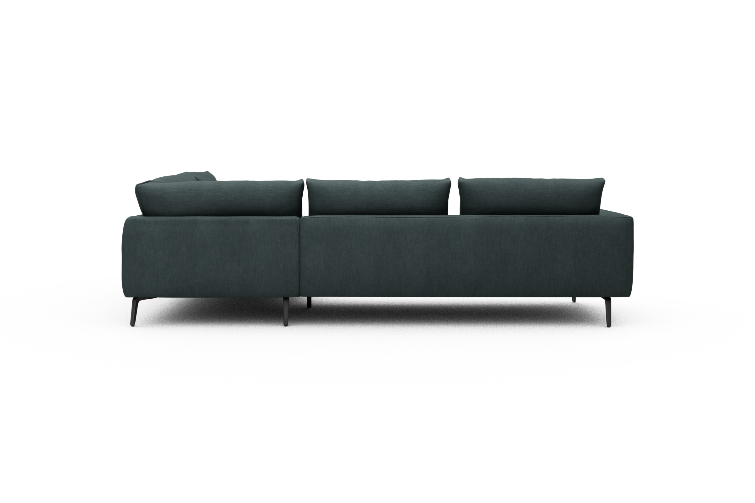 Ecksofa Karl Relax-Ecke rechts mit 2,5-Sitzer Vivus-Blue